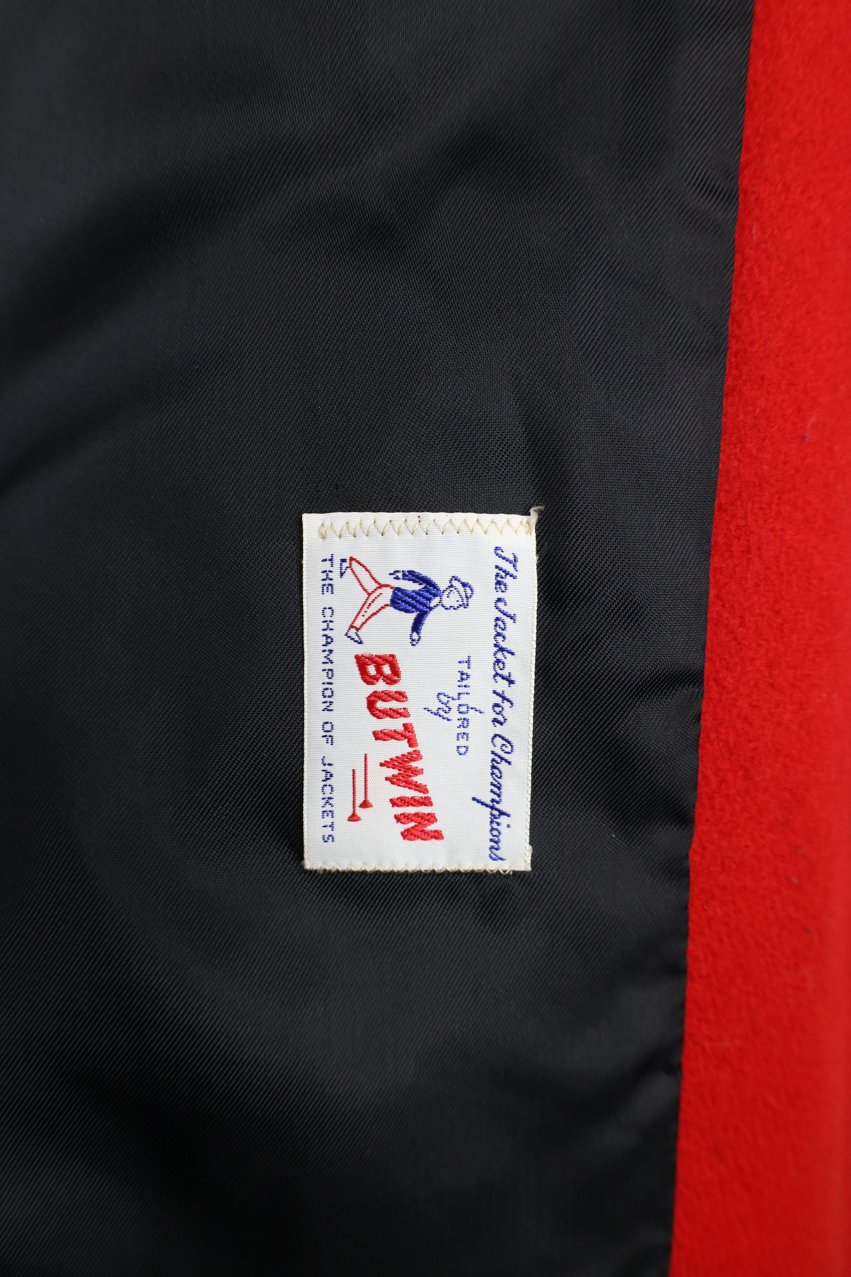 Vintage Vintage 50s 60s Butwin Wool Varsity Letterman Jacket Red USA Size US XL / EU 56 / 4 - 11 Thumbnail