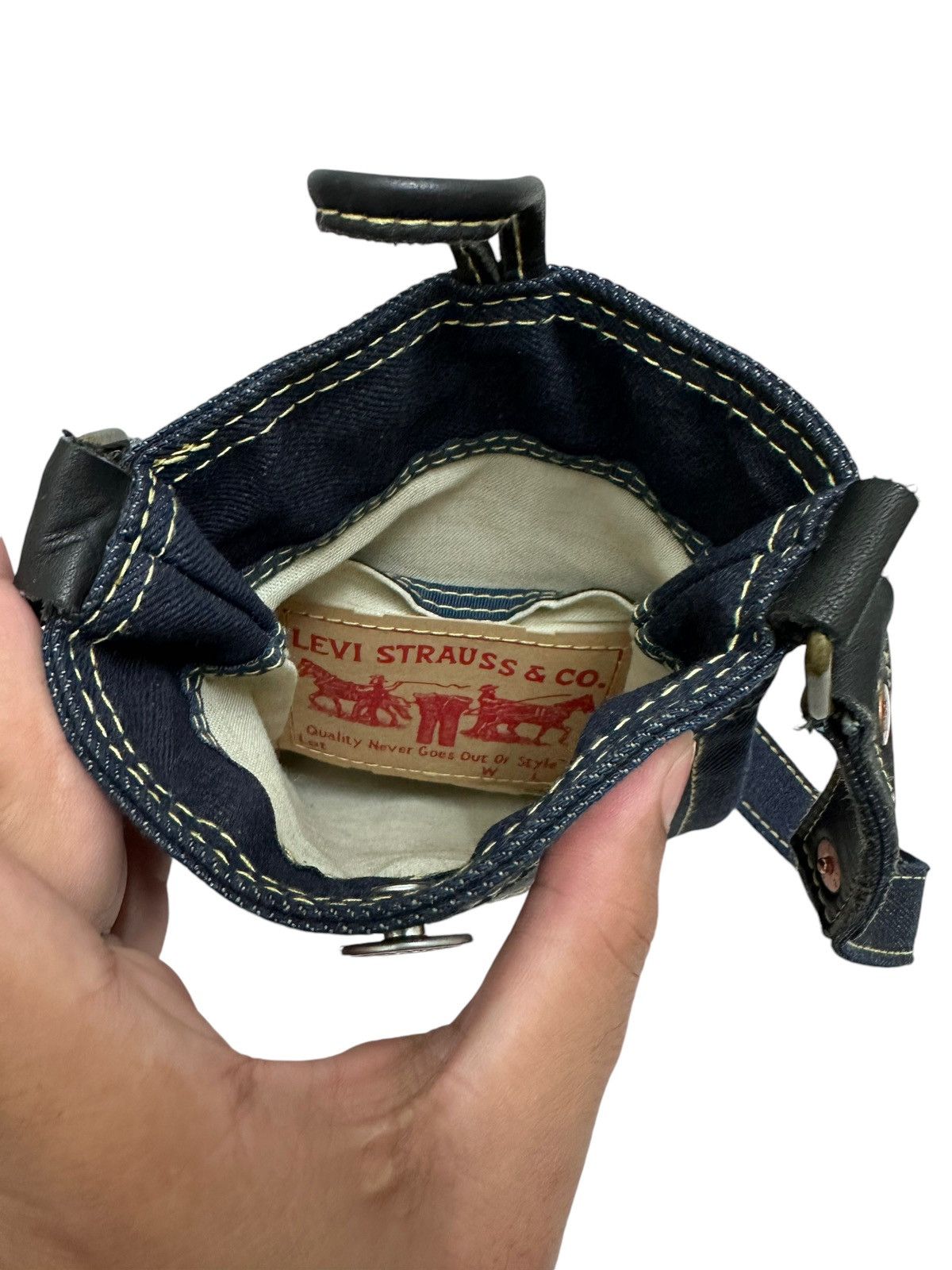 If Six Was Nine × Levi's Vintage Clothing Levi's Strauss & Co Denim Custom Sling Bag Size ONE SIZE - 3 Thumbnail