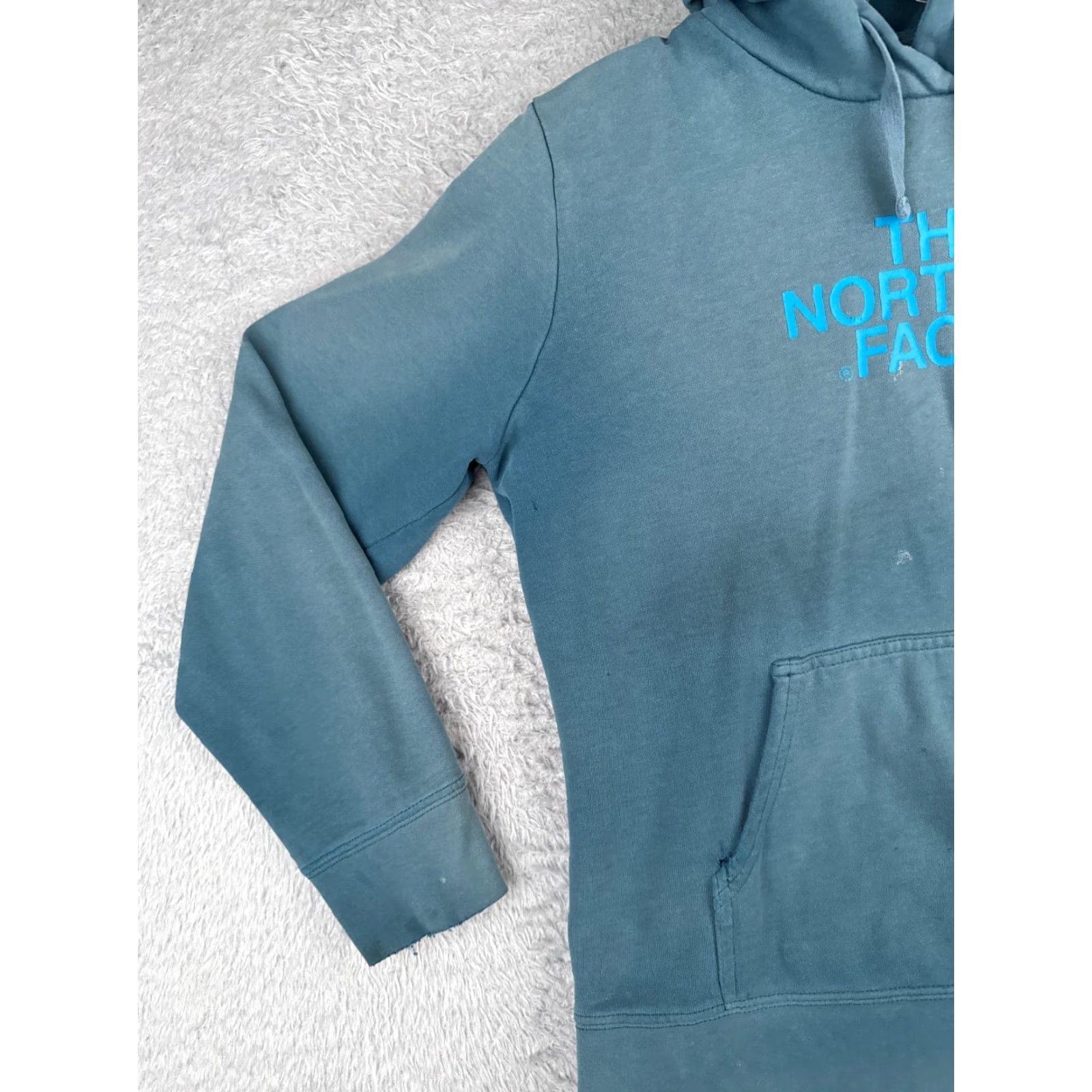The North Face The North Face Sweater Womens L Blue Pullover Hooded Hoodie Jersey Casual Fall Winter Size L / US 10 / IT 46 - 3 Thumbnail