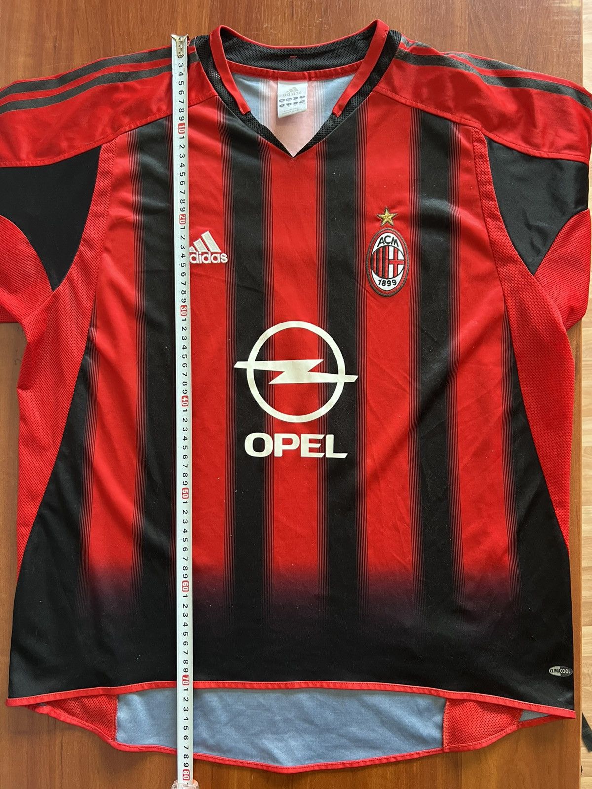 Adidas 2004/05 Adidas AC Milan #7 SHEVCHENKO Home Soccer Jersey XL Size US XL / EU 56 / 4 - 20 Thumbnail