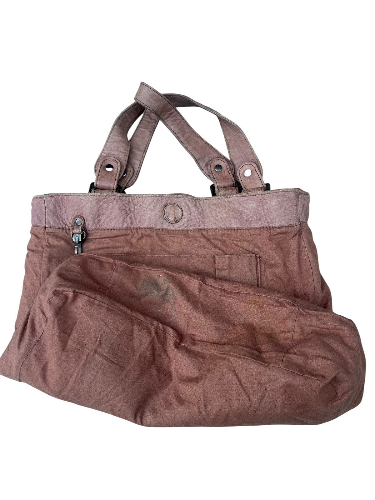 Leather Vintage Gerard Darel Distressed Patina Leather Tote Bag Size ONE SIZE - 25 Thumbnail
