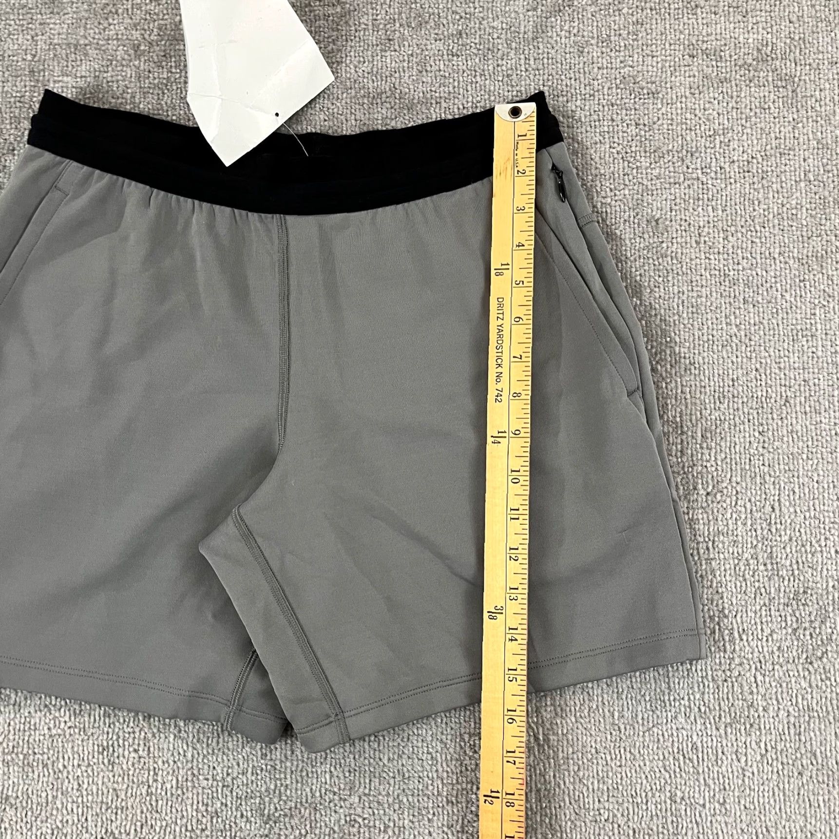 Vintage TOMMY JOHN Shorts Mens Medium x 7" Gray Thick Lounge Stretch Workout Gym NEW Size US 31 - 4 Thumbnail