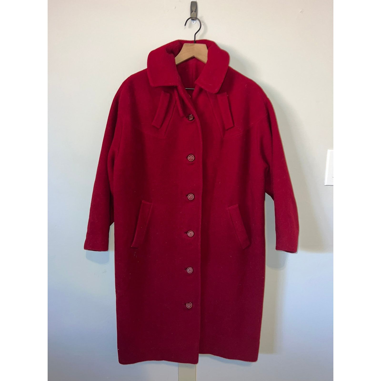 Vintage Womens Vintage Shangri-La Coat Joseph Stein Trench 1960s 50s Size L / US 10 / IT 46 - 1 Thumbnail