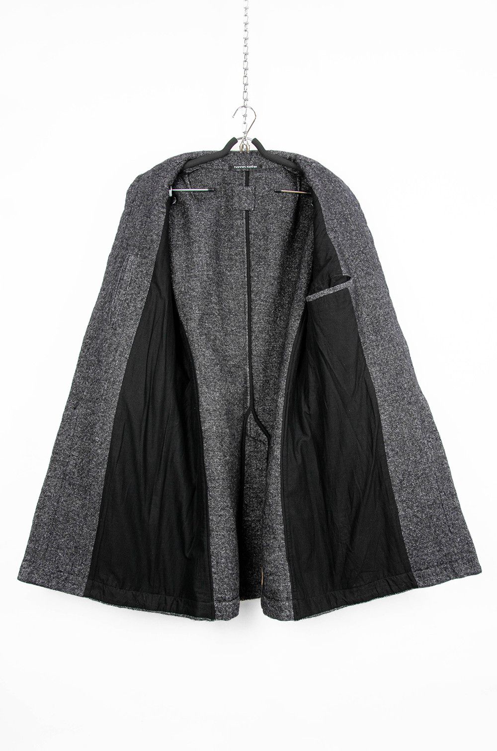 hannes roether Hannes Roether Wool Tweed Coat w/ Leather Elbow Patches – S Size US S / EU 44-46 / 1 - 11 Thumbnail