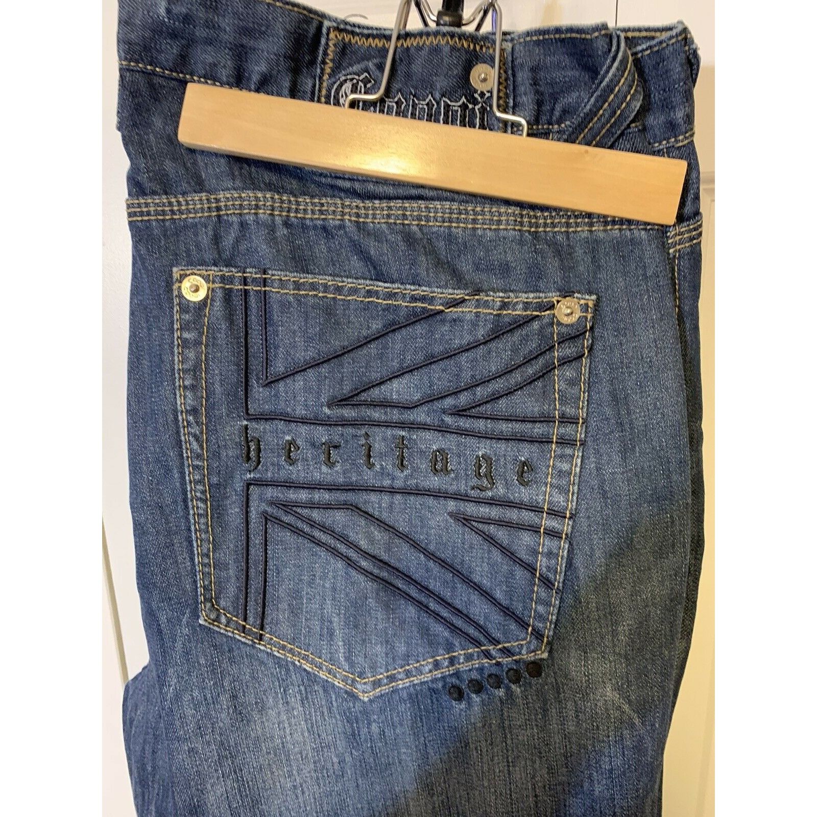 Coogi Coogi Men's Blue Sz 40 x 35 5-Pocket Embroidered Jeans Urban Size US 40 / EU 56 - 9 Thumbnail