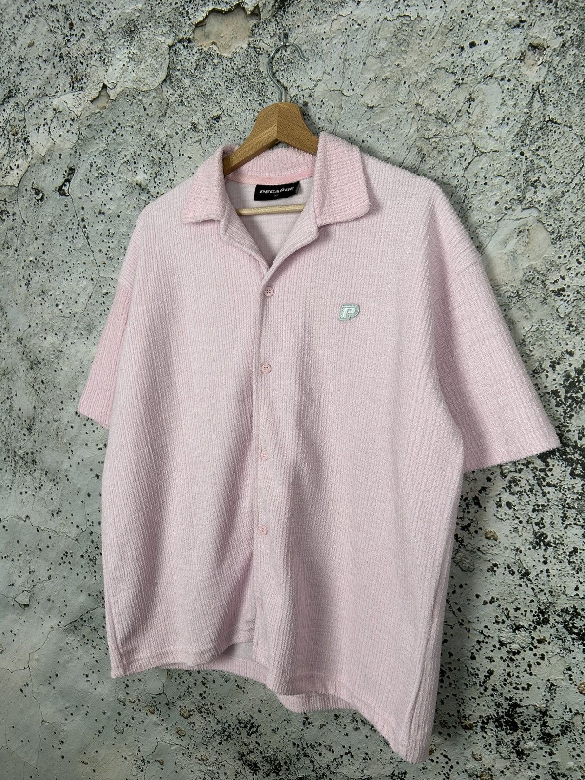 Vintage Pegador Towel Pink Hawaiian Shirt Summer Streetwear Hype Size US XS / EU 42 / 0 - 2 Thumbnail