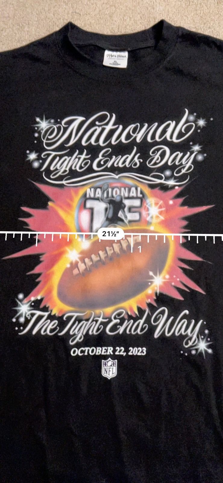Japanese Brand × Supreme Sick oversized 2023 tight end day NFL airbrush tee Size US XL / EU 56 / 4 - 4 Thumbnail