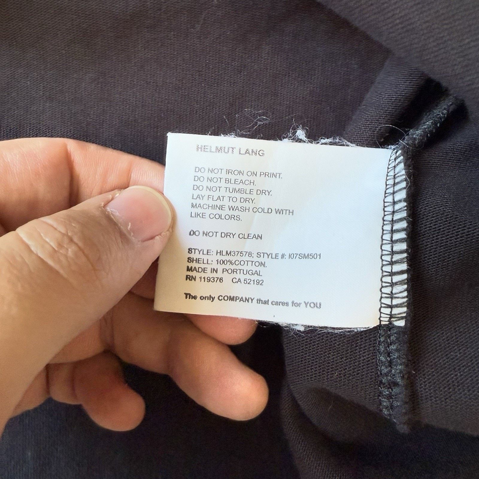 Helmut Lang Helmut Lang Shirt Medium Black Smart People Wear Casual Size US M / EU 48-50 / 2 - 5 Thumbnail