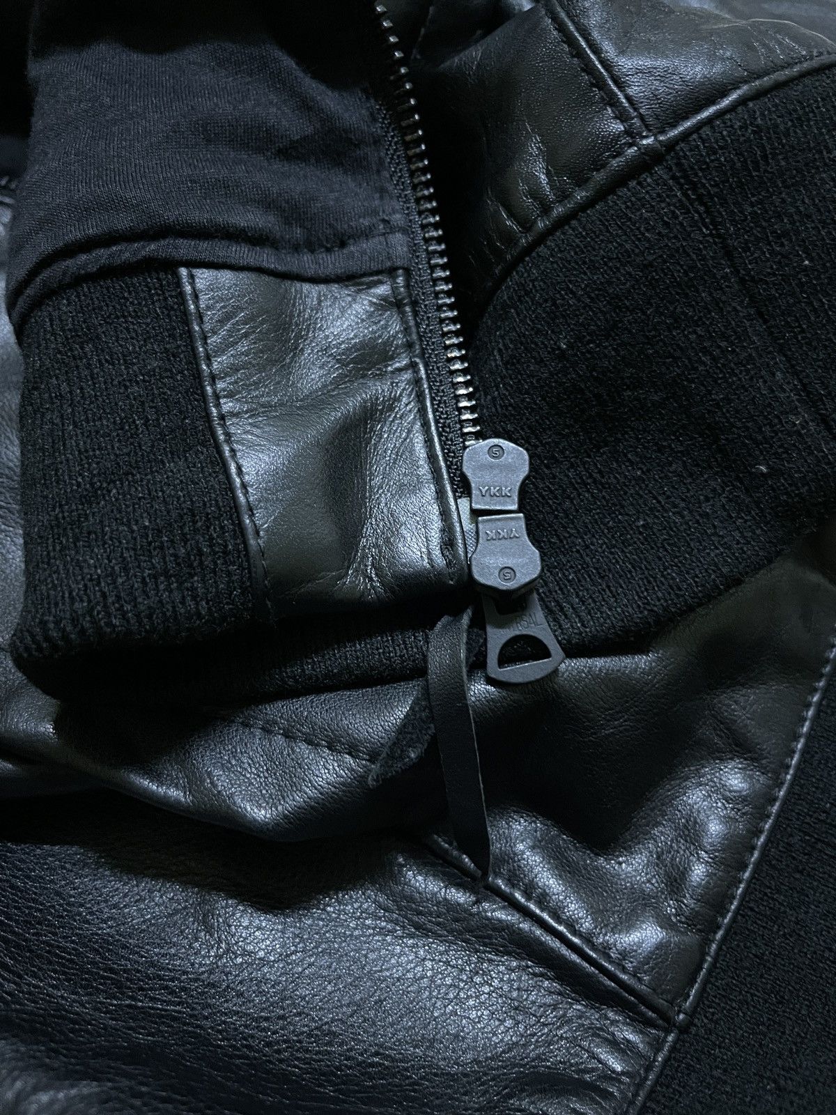 Japanese Brand Shama Biker Leather Jacket Zipper Japan 38 Size US S / EU 44-46 / 1 - 18 Thumbnail