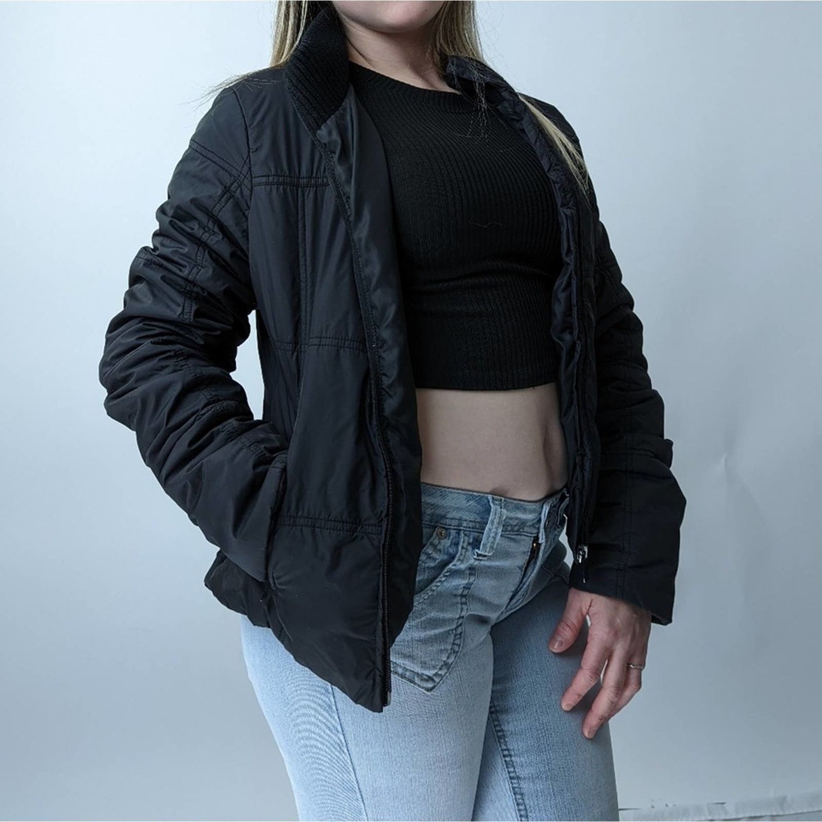 Guess Vintage Y2K Guess Jeans Nylon Puffer Jacket - L Size L / US 10 / IT 46 - 7 Thumbnail