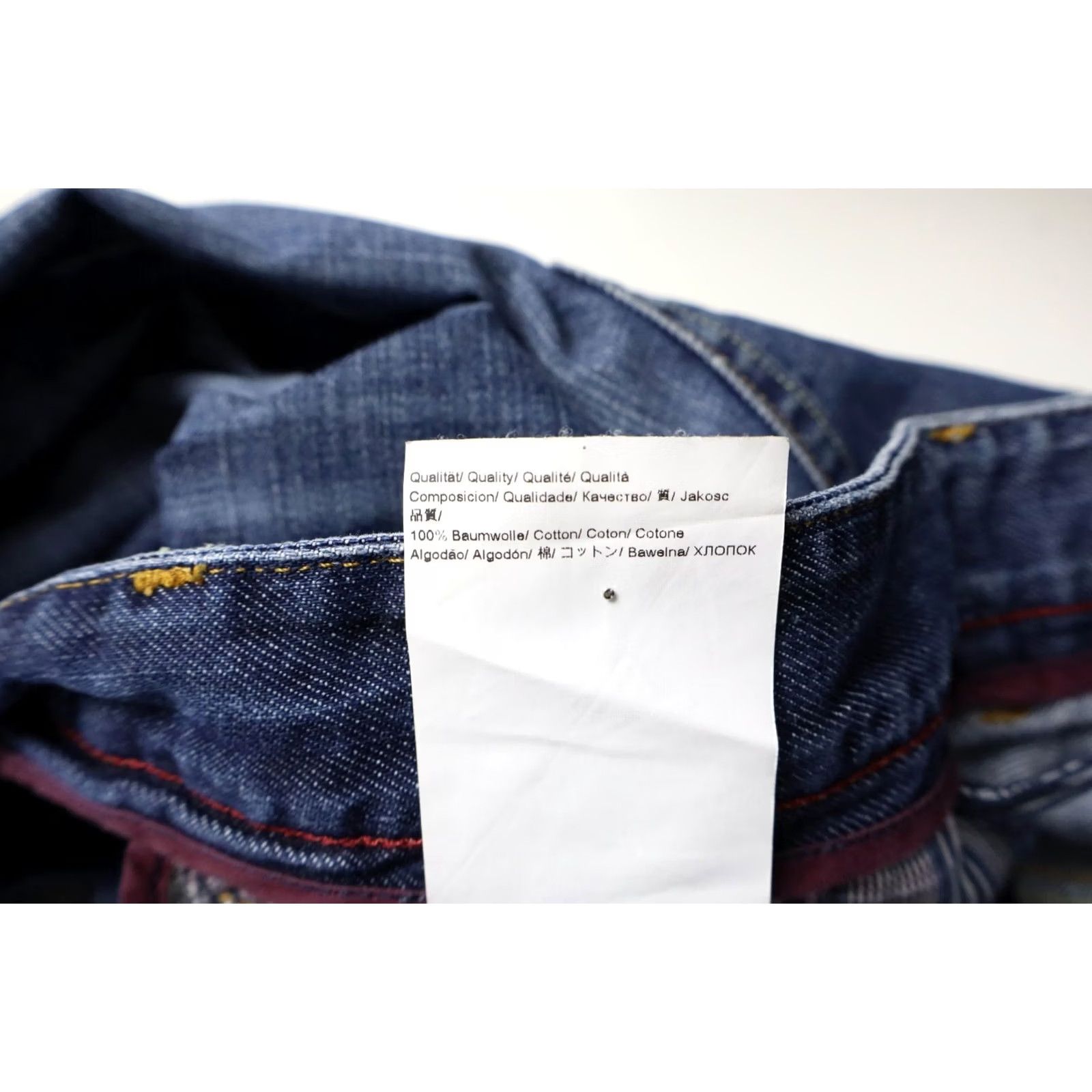Hugo Boss HUGO BOSS Kansas Jeans Men's W34/L34 Regular Fit Zip Fly Fade Effect Whiskers Jeans Size US 34 / EU 50 - 7 Thumbnail