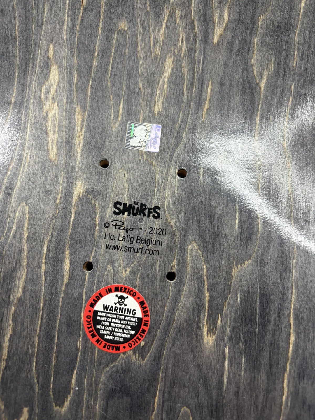 Supreme Supreme Smurfs Skateboard Deck Black Size ONE SIZE - 6 Thumbnail