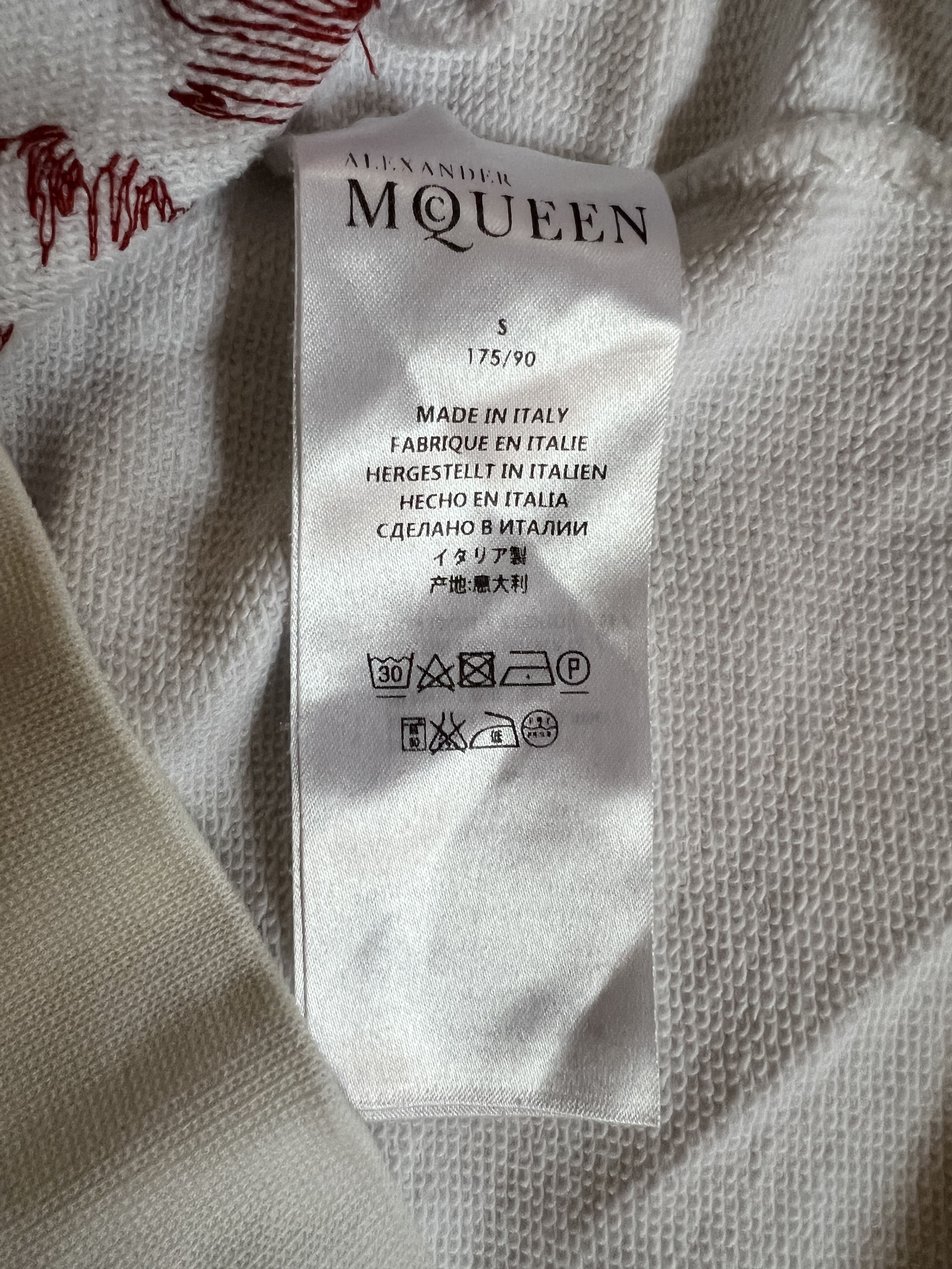 Alexander McQueen Embroidered Skull Sweatshirt Size US S / EU 44-46 / 1 - 6 Thumbnail