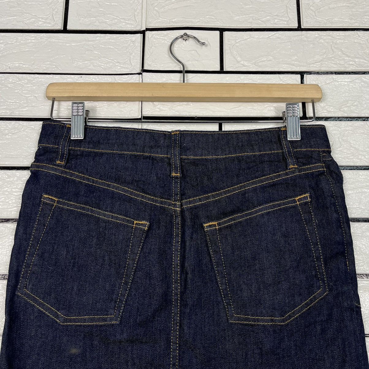Japanese Brand Vintage Helmut Lang Denim Skirt Size 29" - 8 Thumbnail