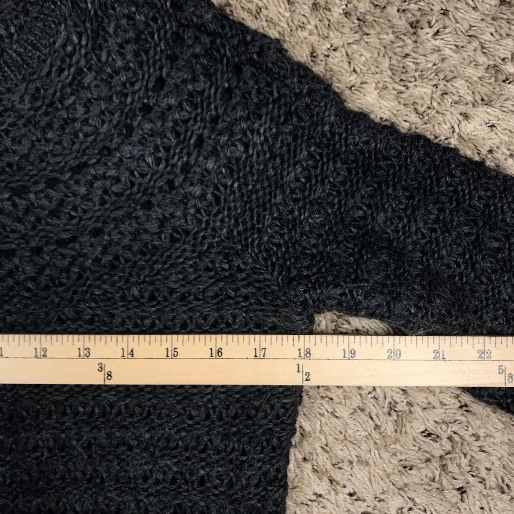 Ralph Lauren Lauren Ralph Lauren Gray Stylish Designer Open Knit Pullover Sweater Womens Small Size S / US 4 / IT 40 - 7 Thumbnail