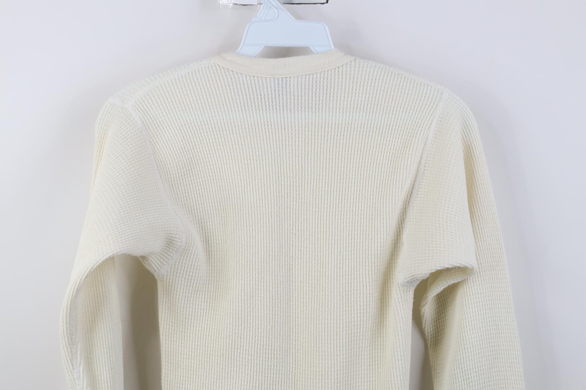 Vintage Vintage 70s Streetwear Waffle Knit Long Sleeve T-Shirt USA Size US M / EU 48-50 / 2 - 8 Thumbnail