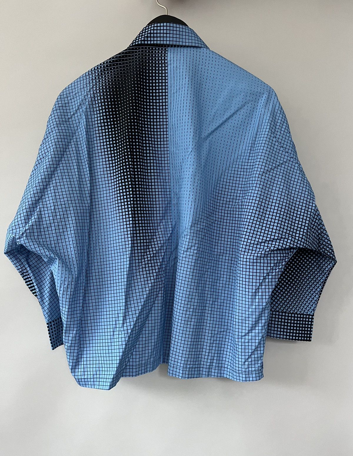 Prada Prada Abstract Check Printed Zipped Shirt Size M / US 6-8 / IT 42-44 - 2 Thumbnail