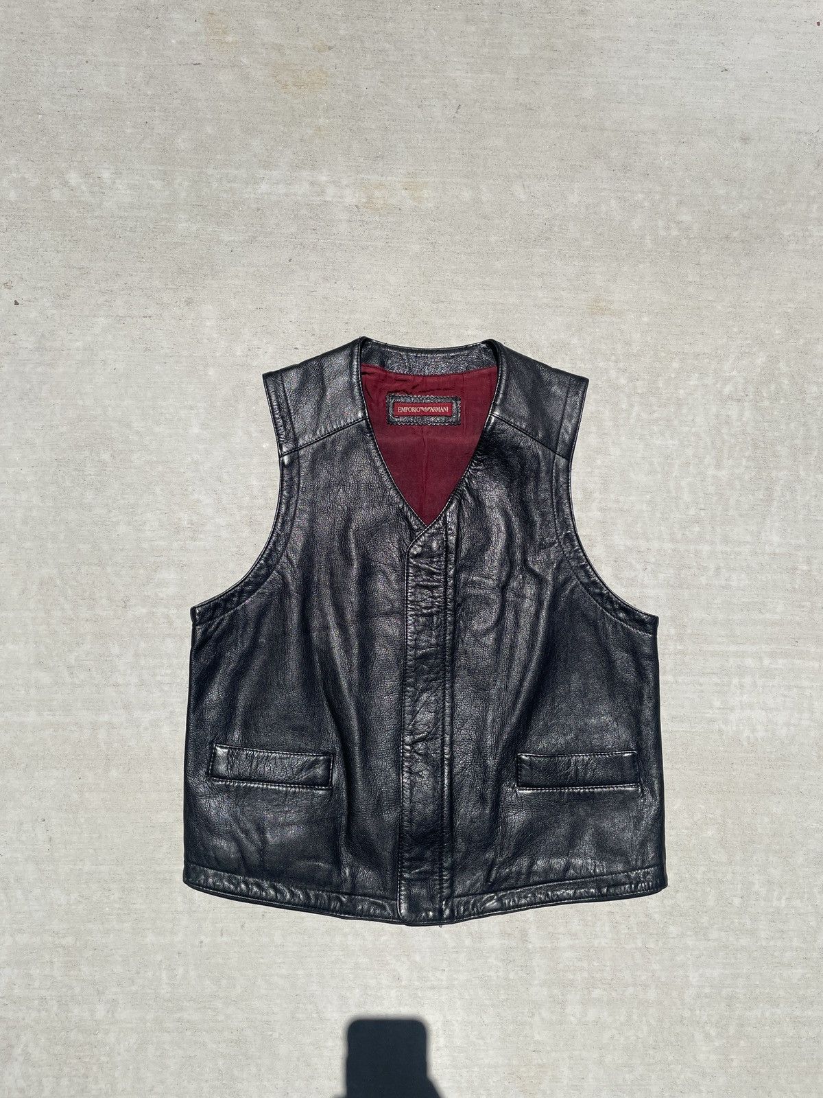 Armani × Emporio Armani 1990s Emporio Armani leather holster
