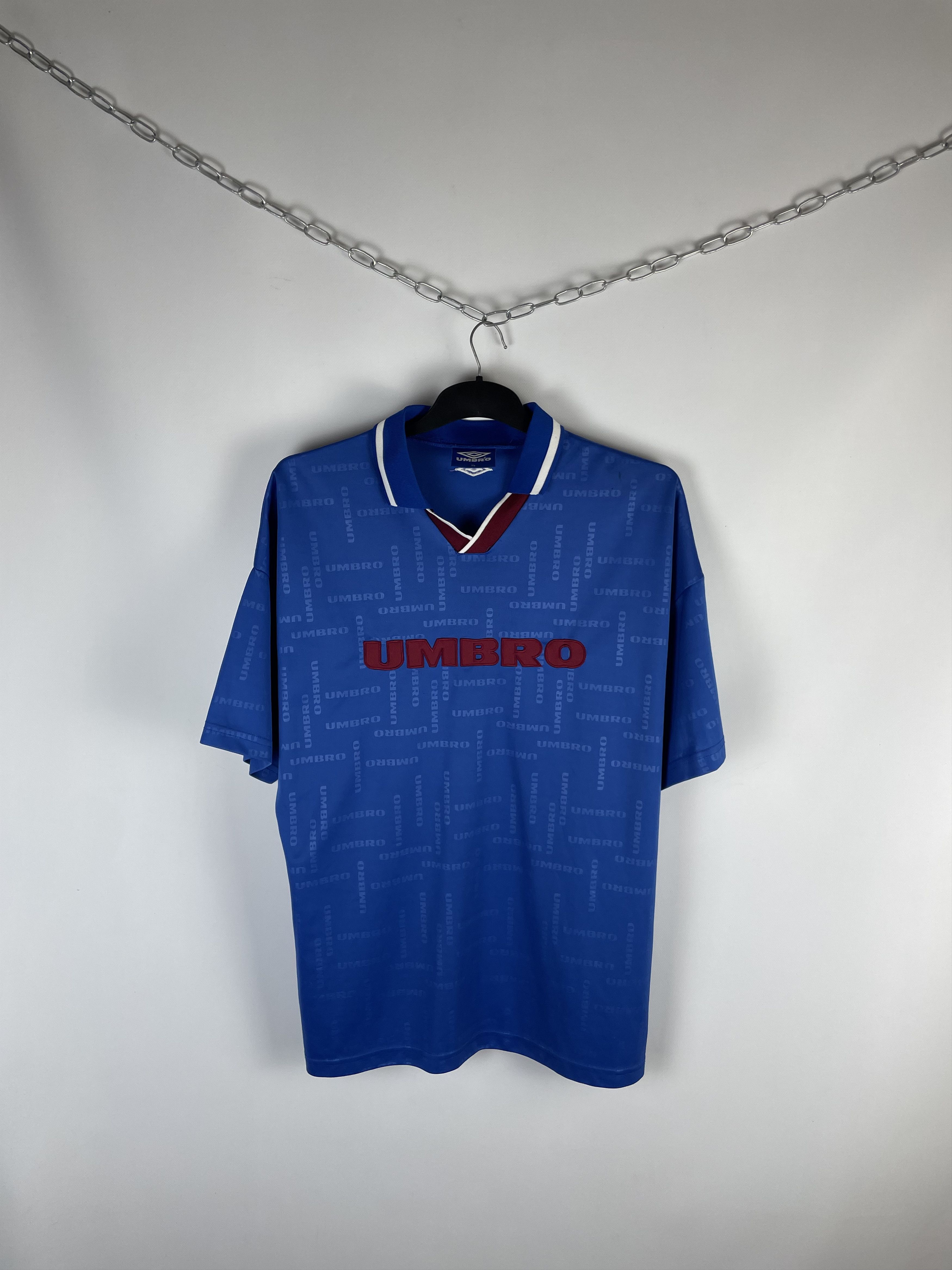 Umbro × Vintage Vintage Umbro Soccer Jerseys Tee Size US XL / EU 56 / 4 - 1 Thumbnail