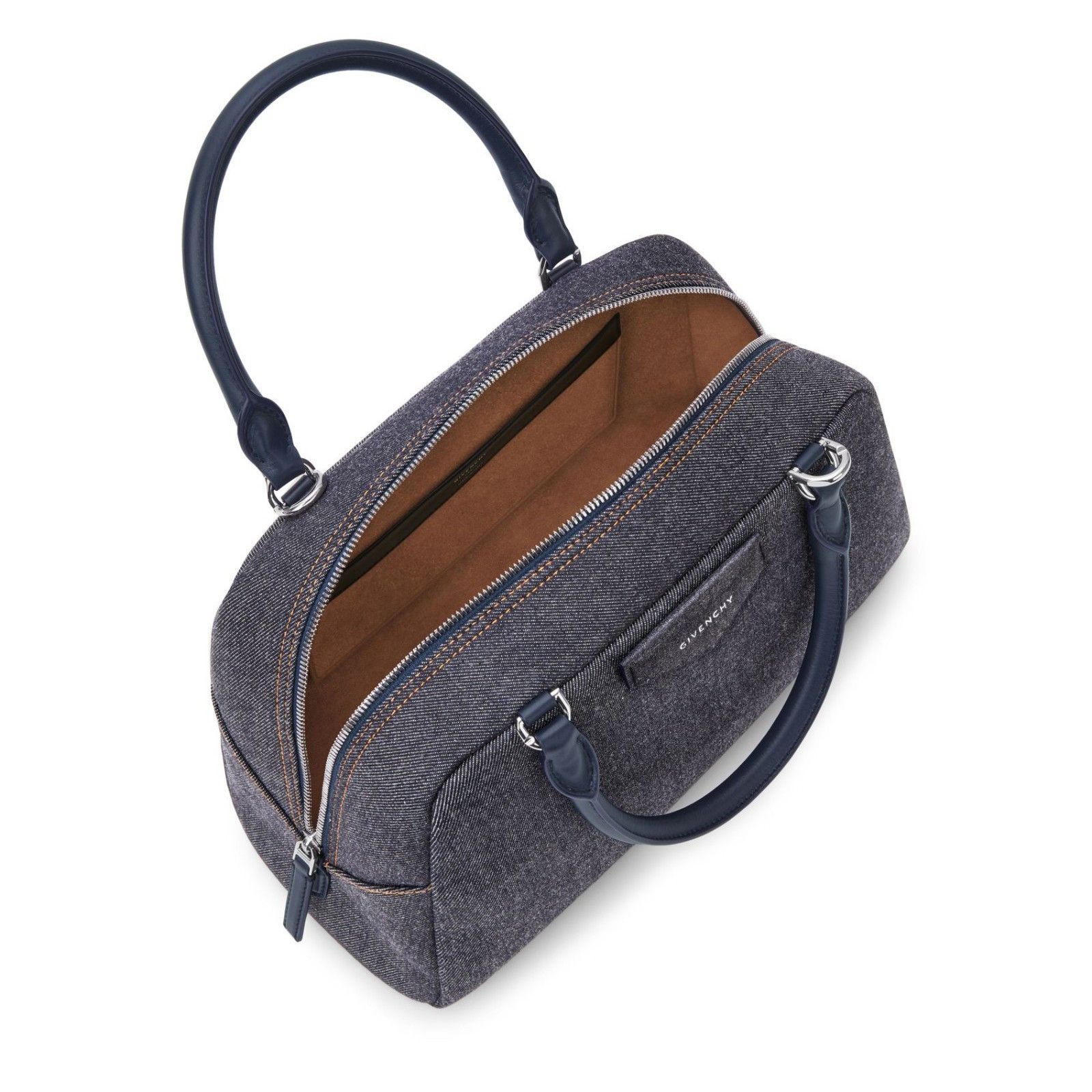 Givenchy GIVENCHY Antigona East West medium Indigo Blue Top Handle Ba Size ONE SIZE - 3 Thumbnail