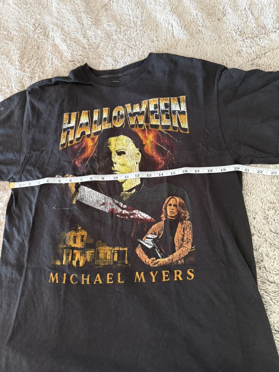 Gildan Michael Myers Halloween Vintage T-Shirt Size US L / EU 52-54 / 3 - 4 Thumbnail