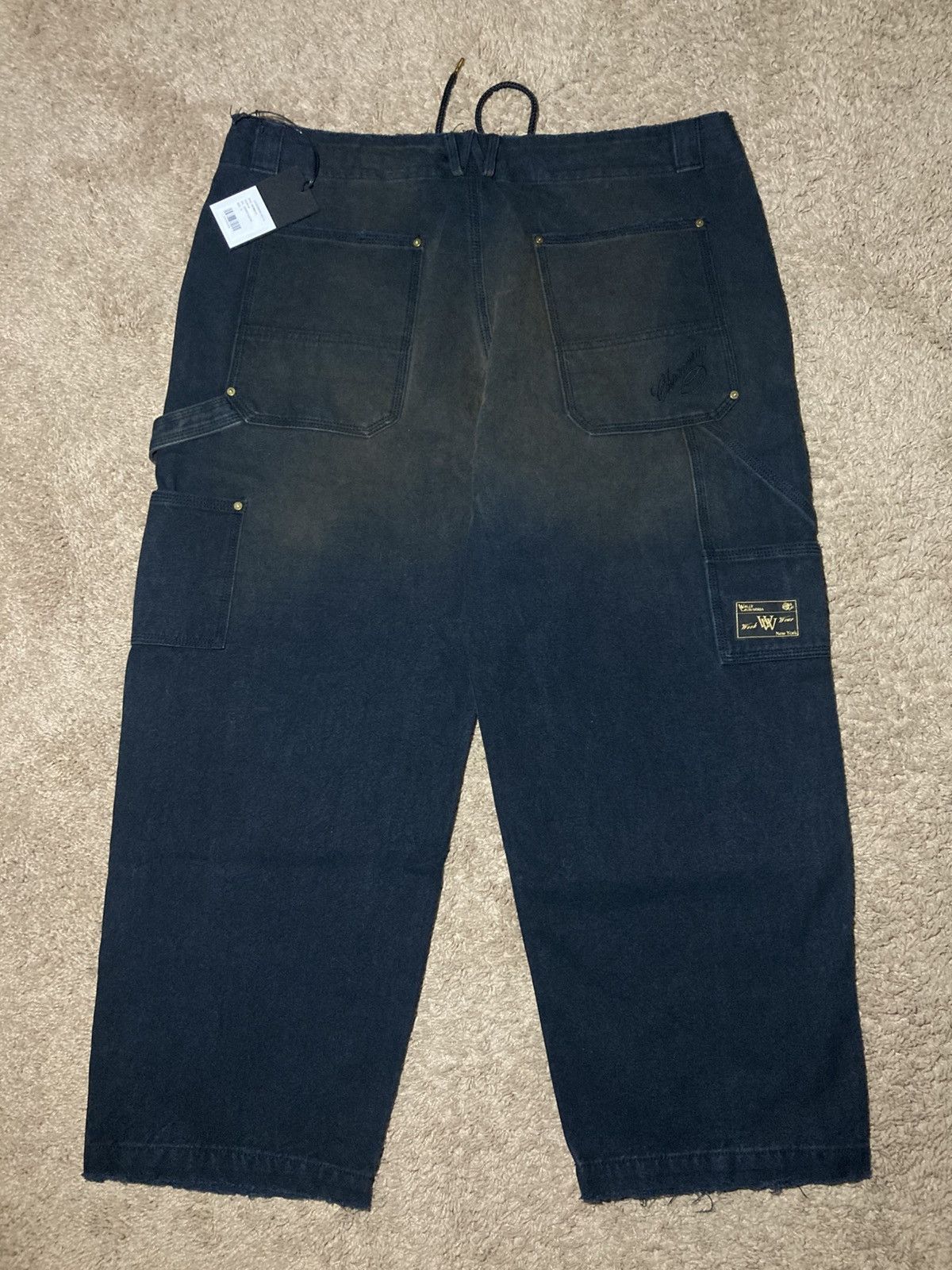 Willy Chavarria New AW25 Willy Chavarria XXL Toluca Denim Carpenter Baggy Size US 30 / EU 46 - 11 Thumbnail