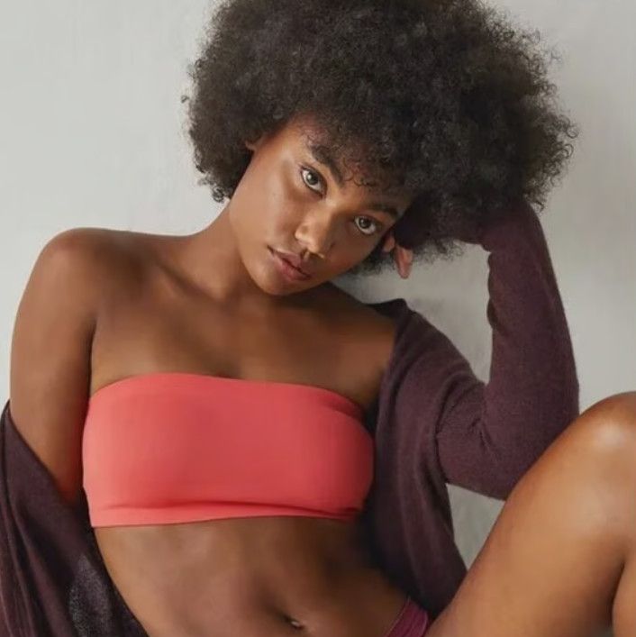 Free People Intimately Free People Nina Bandeau Bra Cayenne ( L ) Size L / US 10 / IT 46 - 1 Thumbnail
