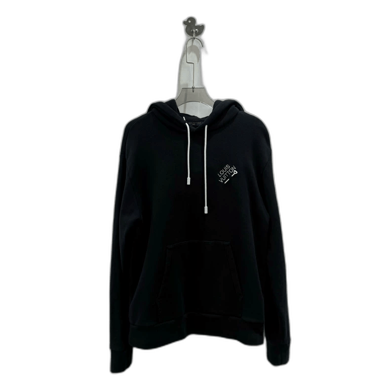 Louis Vuitton LV Louis Vuitton Black Hooded Sweatshirt Size US S / EU 44-46 / 1 - 1 Thumbnail
