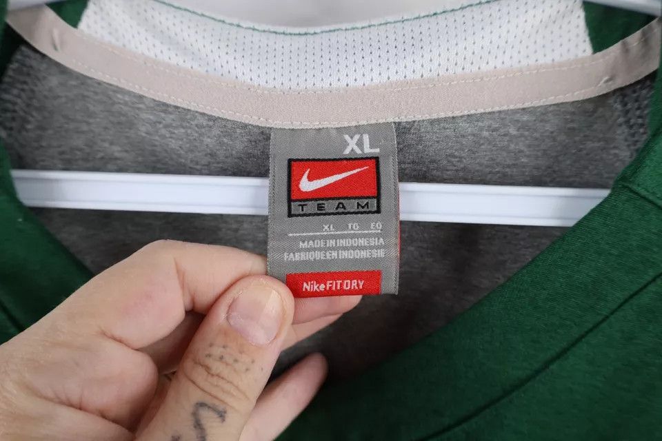 Nike × Vintage Vintage Nike Mini Swoosh Michigan State University T-Shirt Size US XL / EU 56 / 4 - 10 Thumbnail