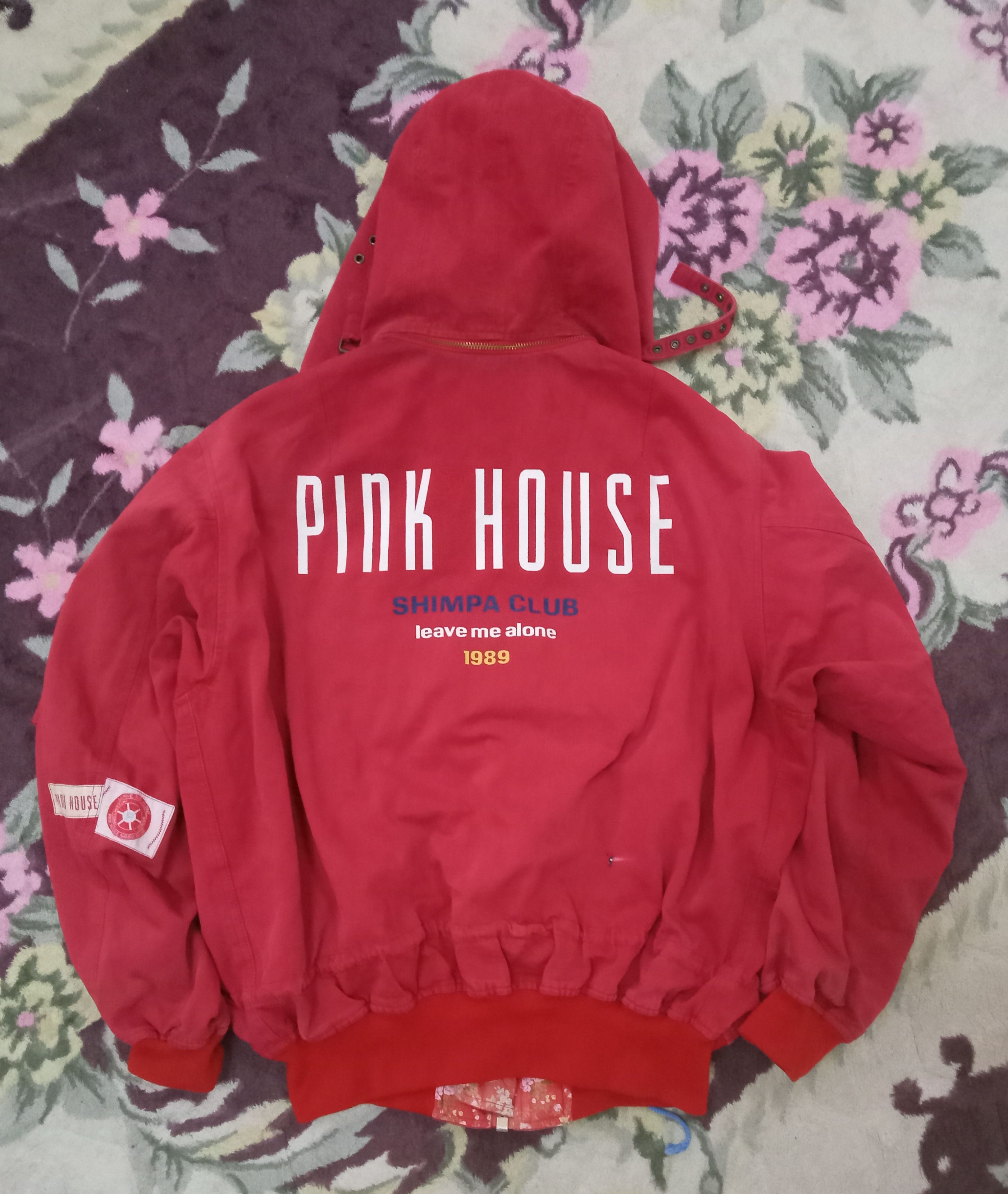 Pink House × Vintage Pink House Shimpa Club 1989 Hoodie Zipped Jacket Size US L / EU 52-54 / 3 - 2 Thumbnail