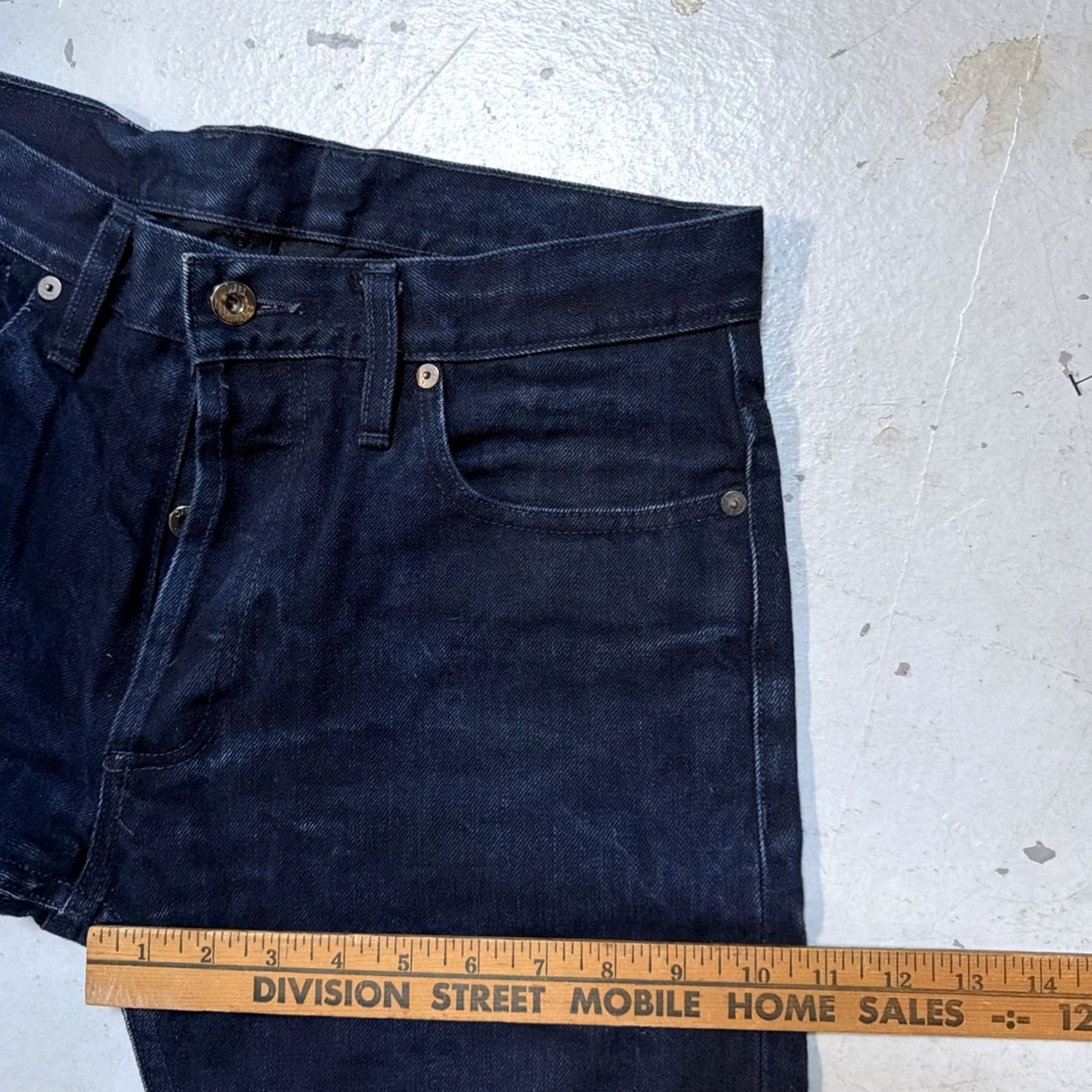 3sixteen 3sixteen Jeans ST-120X Japanese Selvedge Denim Made In USA 32 Blue Denim Jeans 3sixteen Regular Men 32 Vintage Heritage Workwear Tapered Mens Size US 32 / EU 48 - 5 Thumbnail