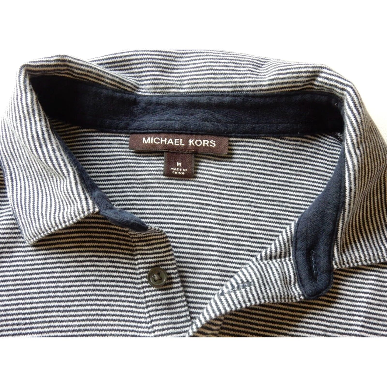 Michael Kors Michael Kors Men's Polo Shirt Size M Short Sleeve BlueâMint Condition Size US M / EU 48-50 / 2 - 4 Thumbnail