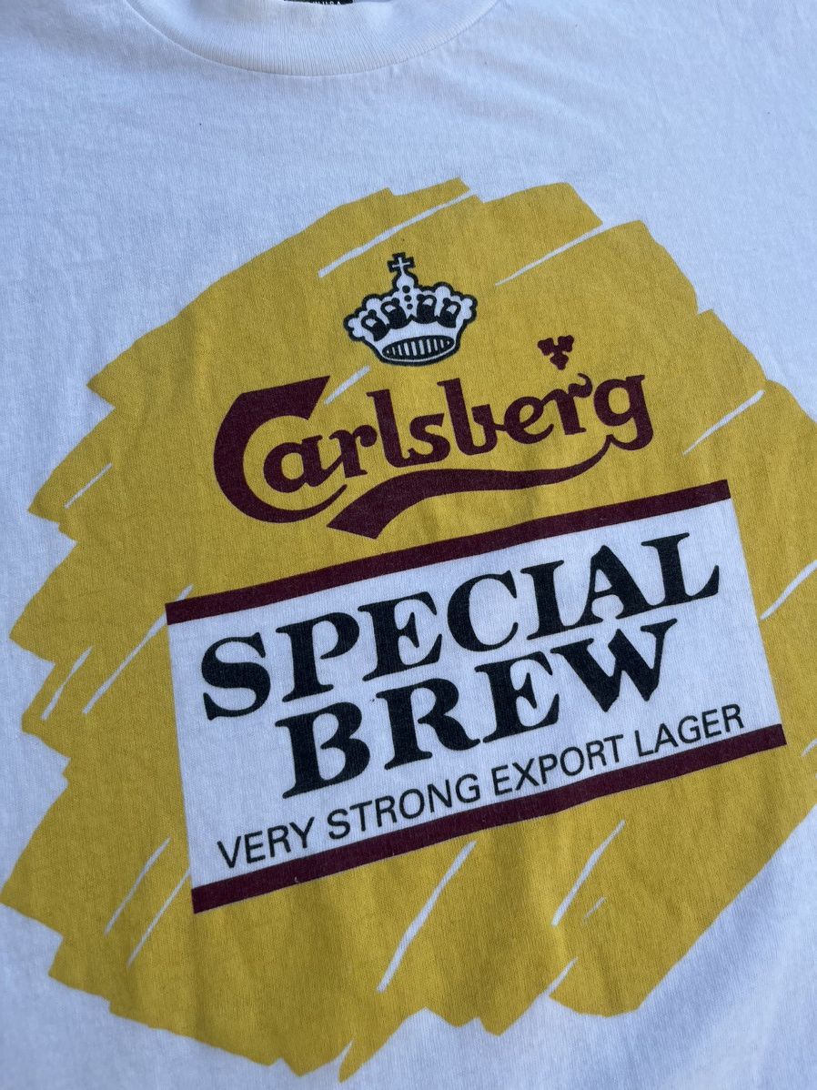 Band Tees × Vintage Vintage 90s Carlsberg Secial Brew Promo Tee Screen Stars Size US L / EU 52-54 / 3 - 2 Thumbnail