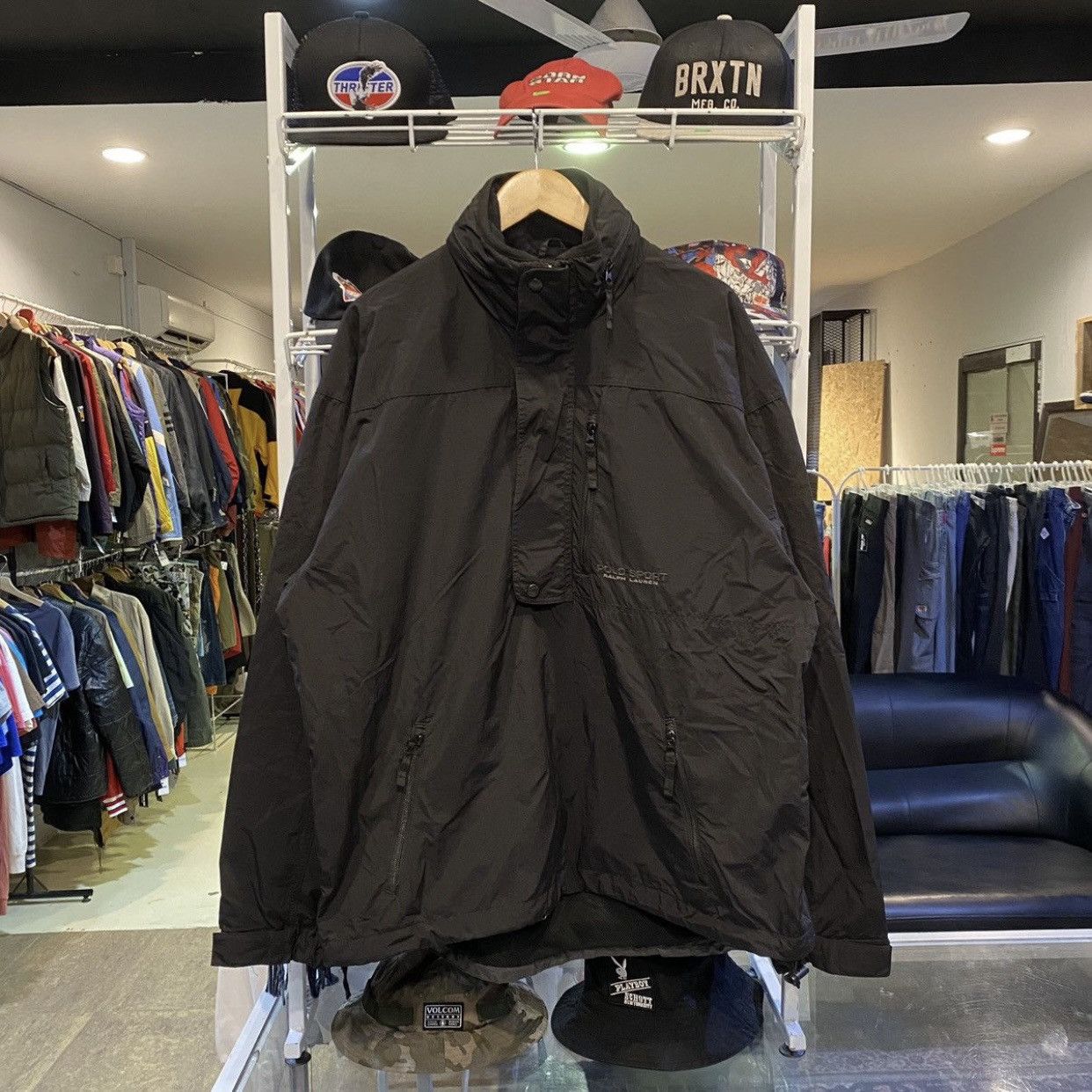 Polo Ralph Lauren Vintage 90s polo Ralph Lauren half zip anorak jacket Size US XL / EU 56 / 4 - 1 Thumbnail