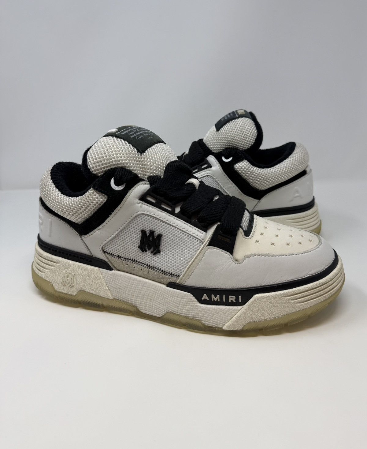 Amiri Amiri MA 1 Sneaker White Black Size US 10 / EU 43 - 1 Thumbnail