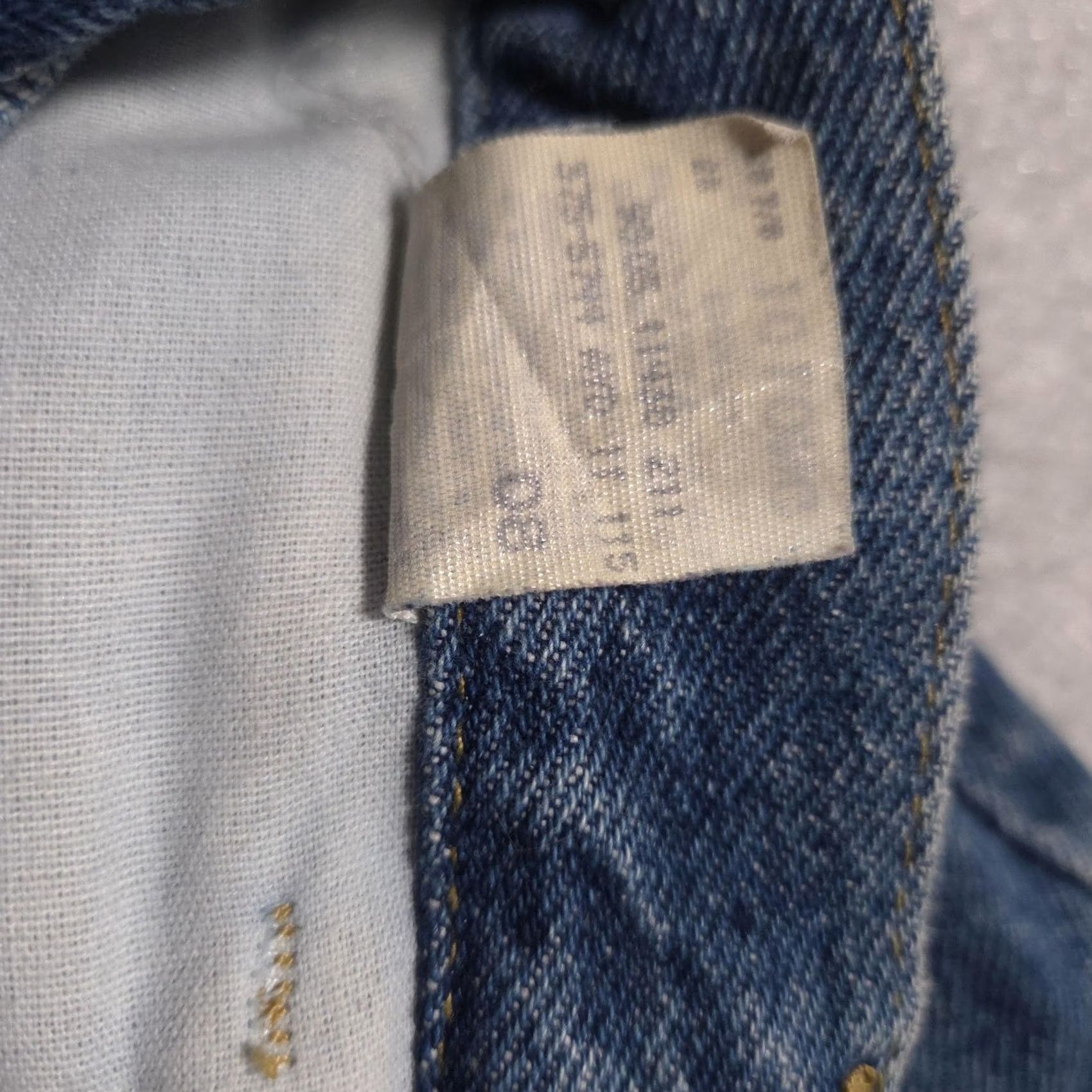 Lee Lee Bermuda Shorts Womens 10 Long Blue Relaxed Fit 5-Pocket Denim Zip Fly Casual Size 32" / US 10 / IT 46 - 7 Thumbnail