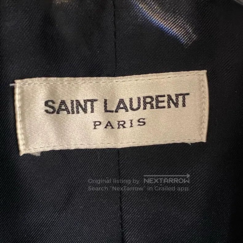 Saint Laurent Paris Saint Laurent Paris Black Striped Suit Jacket i Size XXS / US 00 / IT 34 - 3 Thumbnail