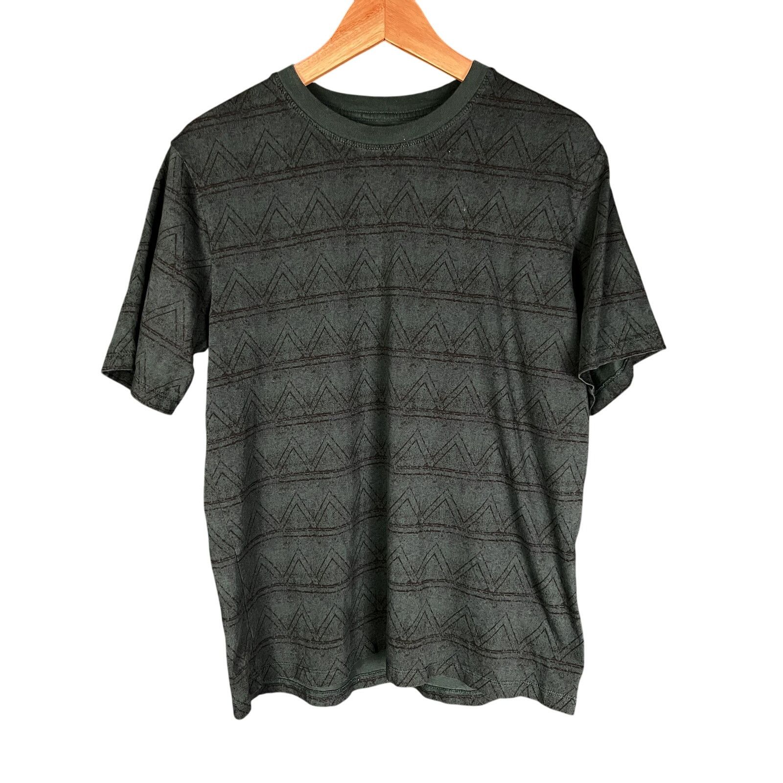 Levi's Men's Levi's Relaxed Fit Aztec Print Green T-Shirt - Size S Size US S / EU 44-46 / 1 - 1 Thumbnail