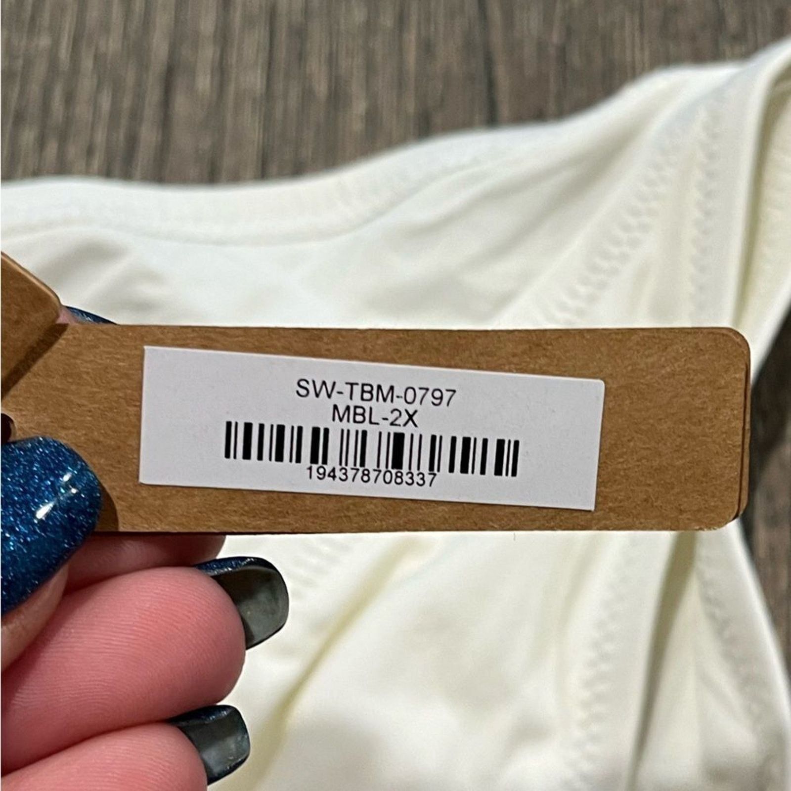 SKIMS NWT Skims Signature Swim Tie Bikini Bottom Swimwear Size 2X Size ONE SIZE - 2 Thumbnail