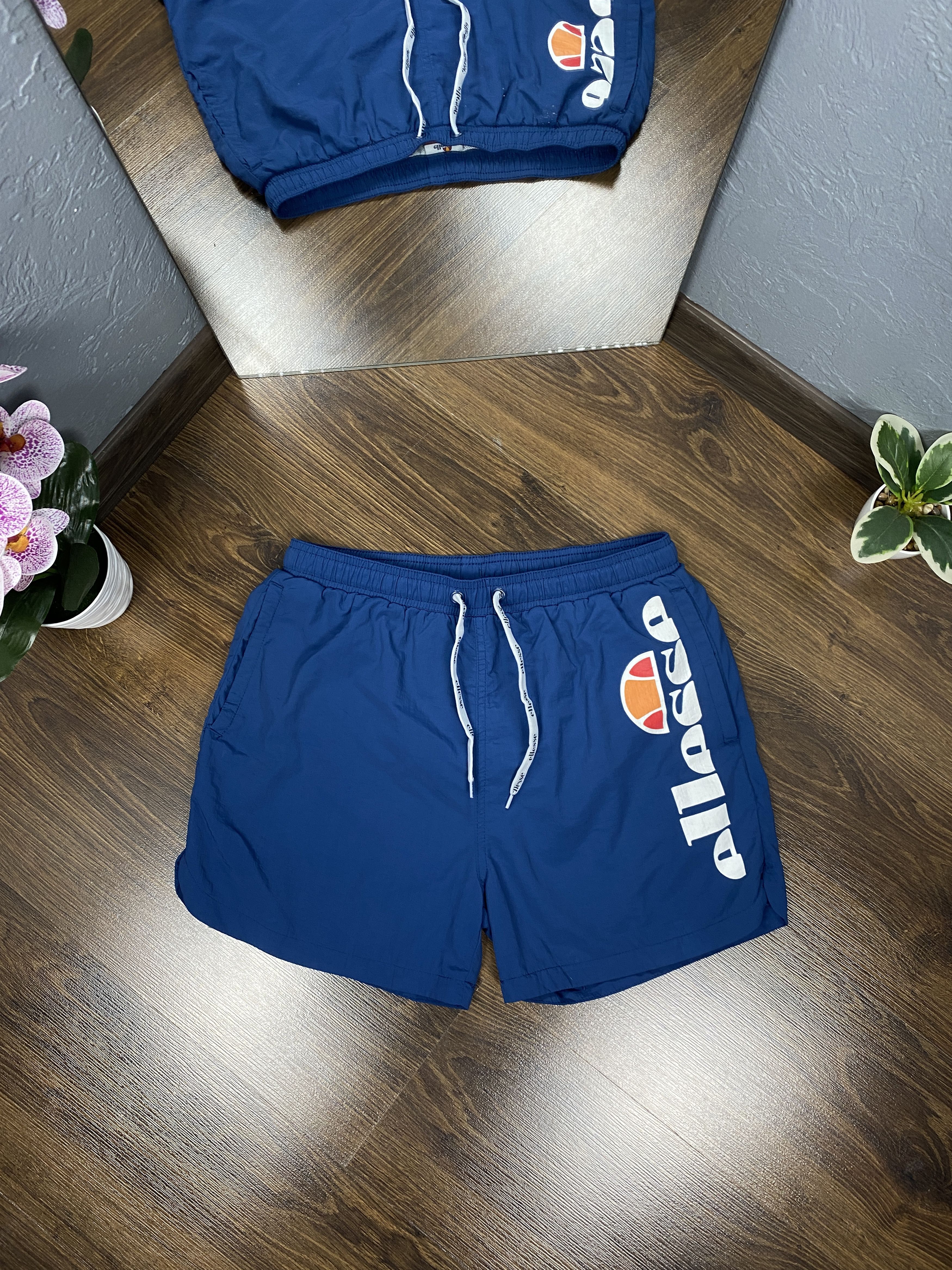 Ellesse × Vintage Ellesse Vintage Mens Nylon Shorts y2k Size US 30 / EU 46 - 1 Thumbnail