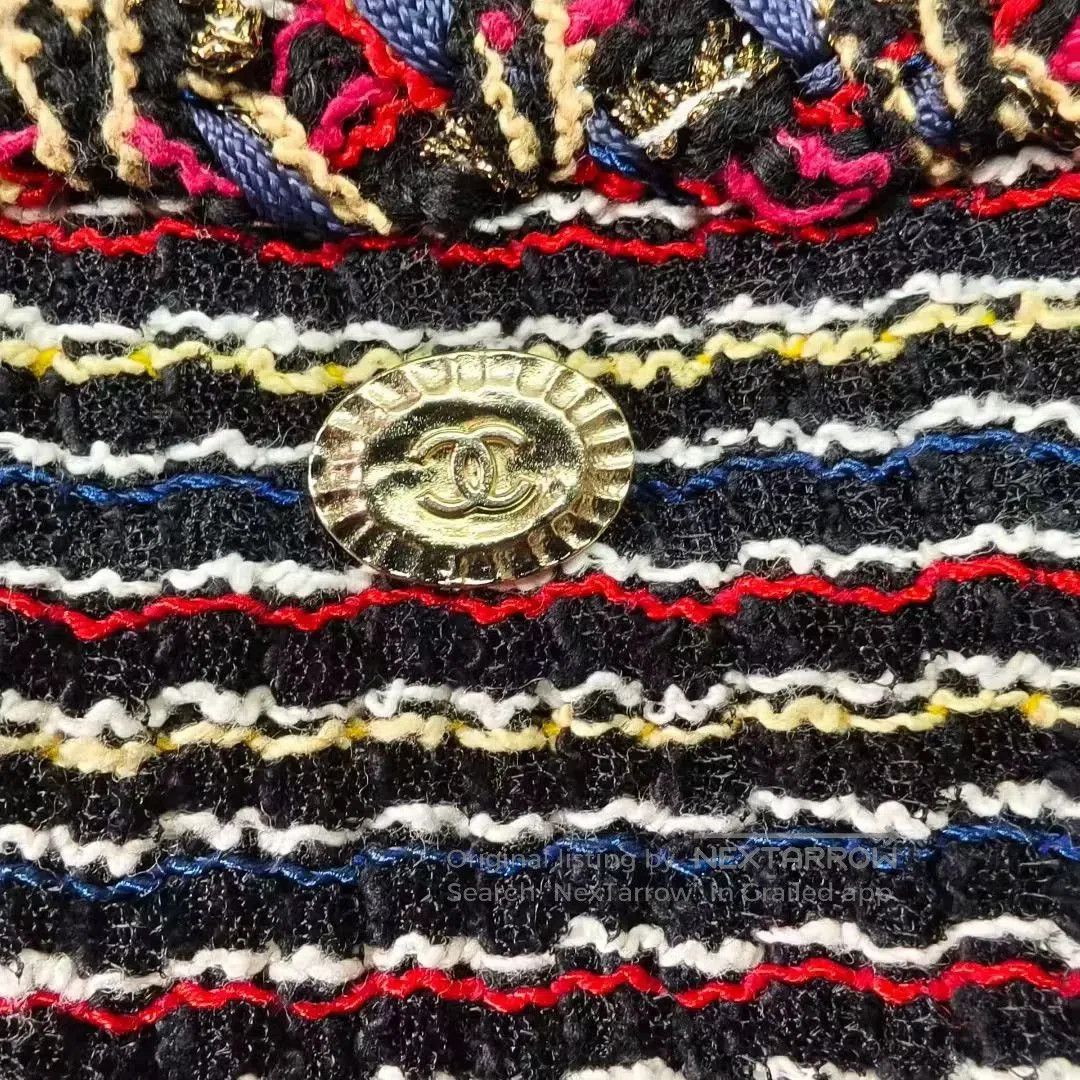 Chanel Chanel Gold Button Colorful Knit Dress. Size S / US 4 / IT 40 - 5 Thumbnail