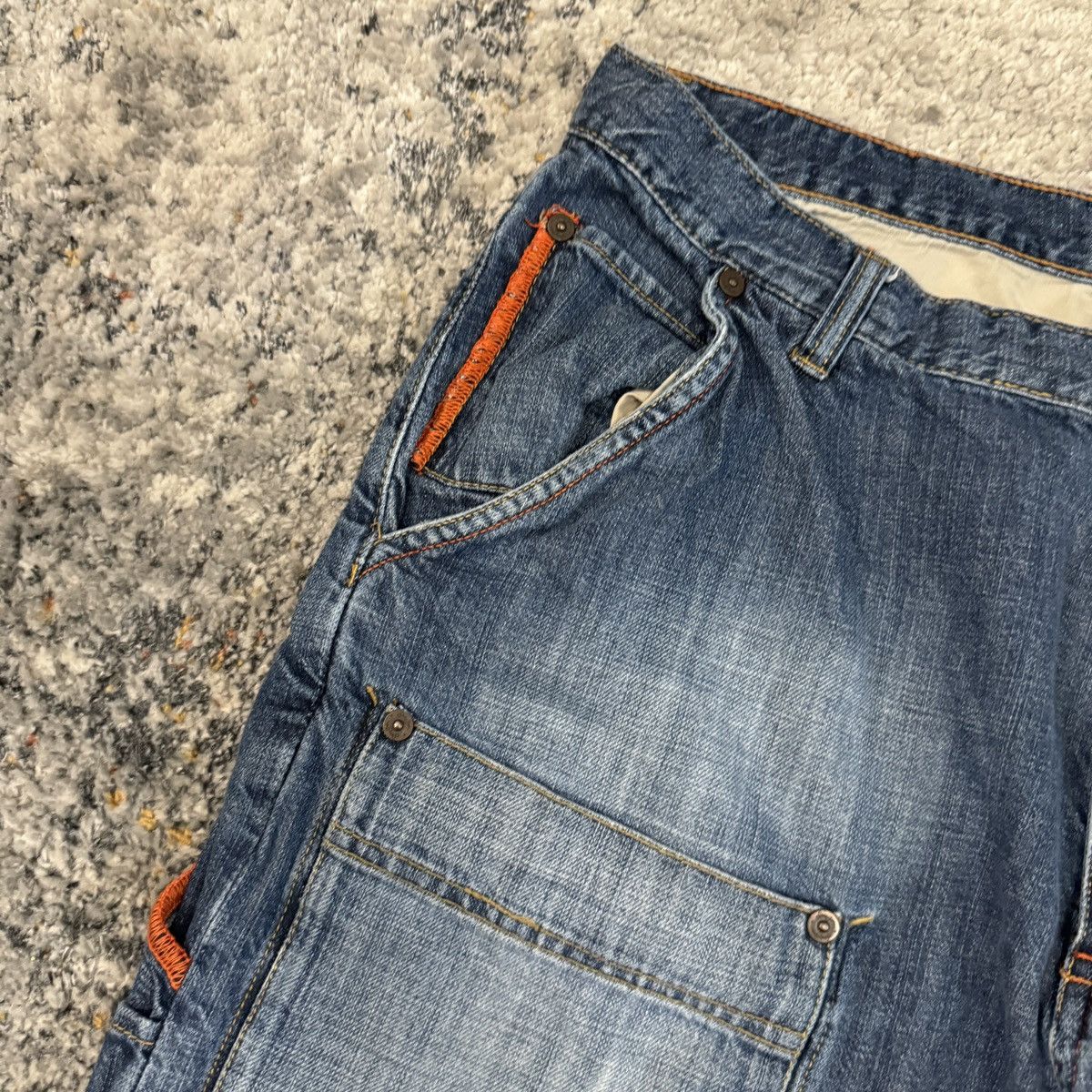 JNCO × Sean John × Vintage Crazy Vintage y2k Sean John baggy cargo unique shorts Size US 36 / EU 52 - 3 Thumbnail