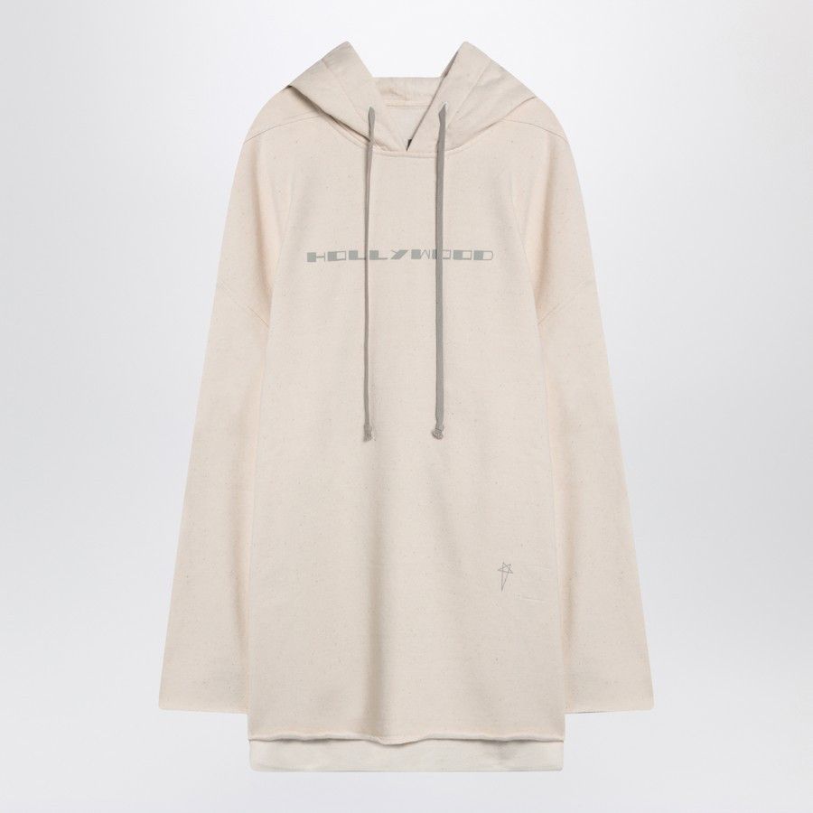 Rick Owens Drkshdw o1d2blof0226 Oversized Sweatshirt in Ivory Size US S / EU 44-46 / 1 - 1 Thumbnail
