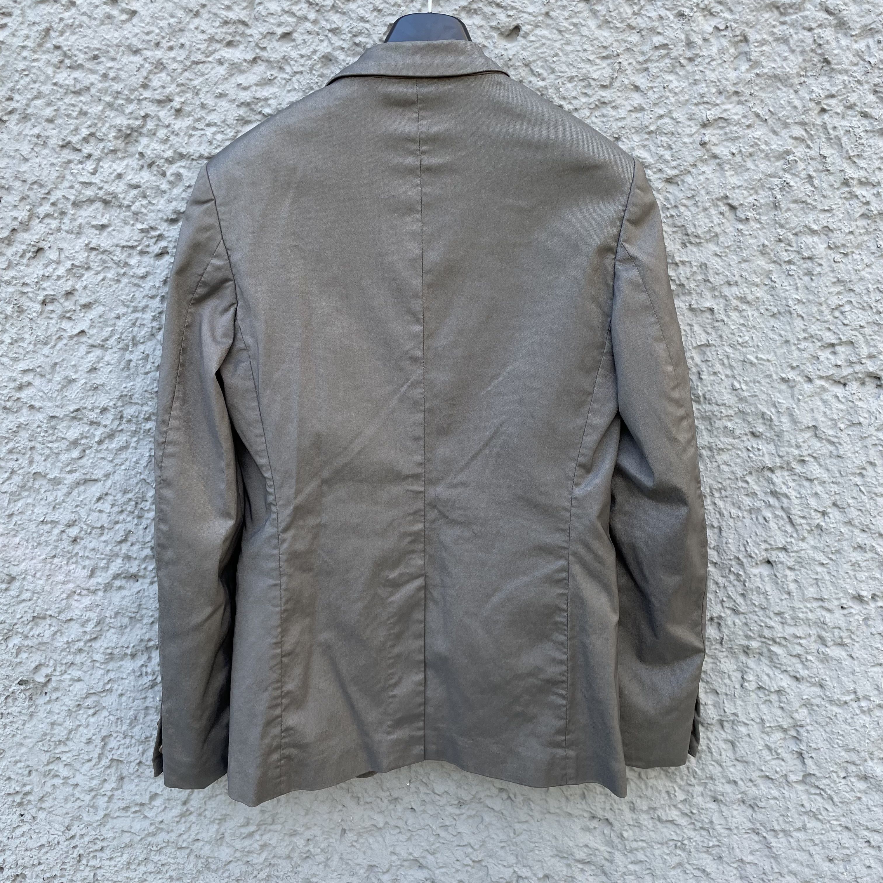 Comme des Garcons × Comme des Garcons Homme Plus CDG Homme Plus Light Grey Blazer Jacket S/S08 Size 50R - 2 Thumbnail