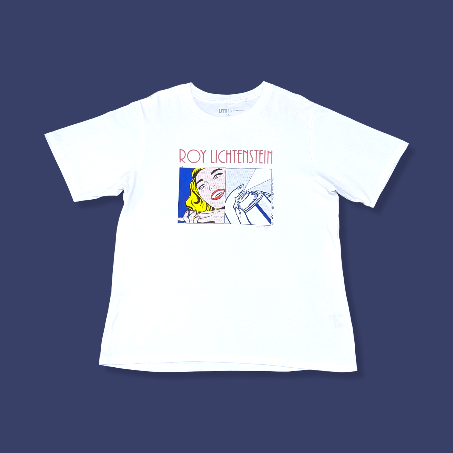Keith Haring × Vintage Rob Lichtensein Artwork Girl / Spraycan T shirt Size US M / EU 48-50 / 2 - 2 Thumbnail