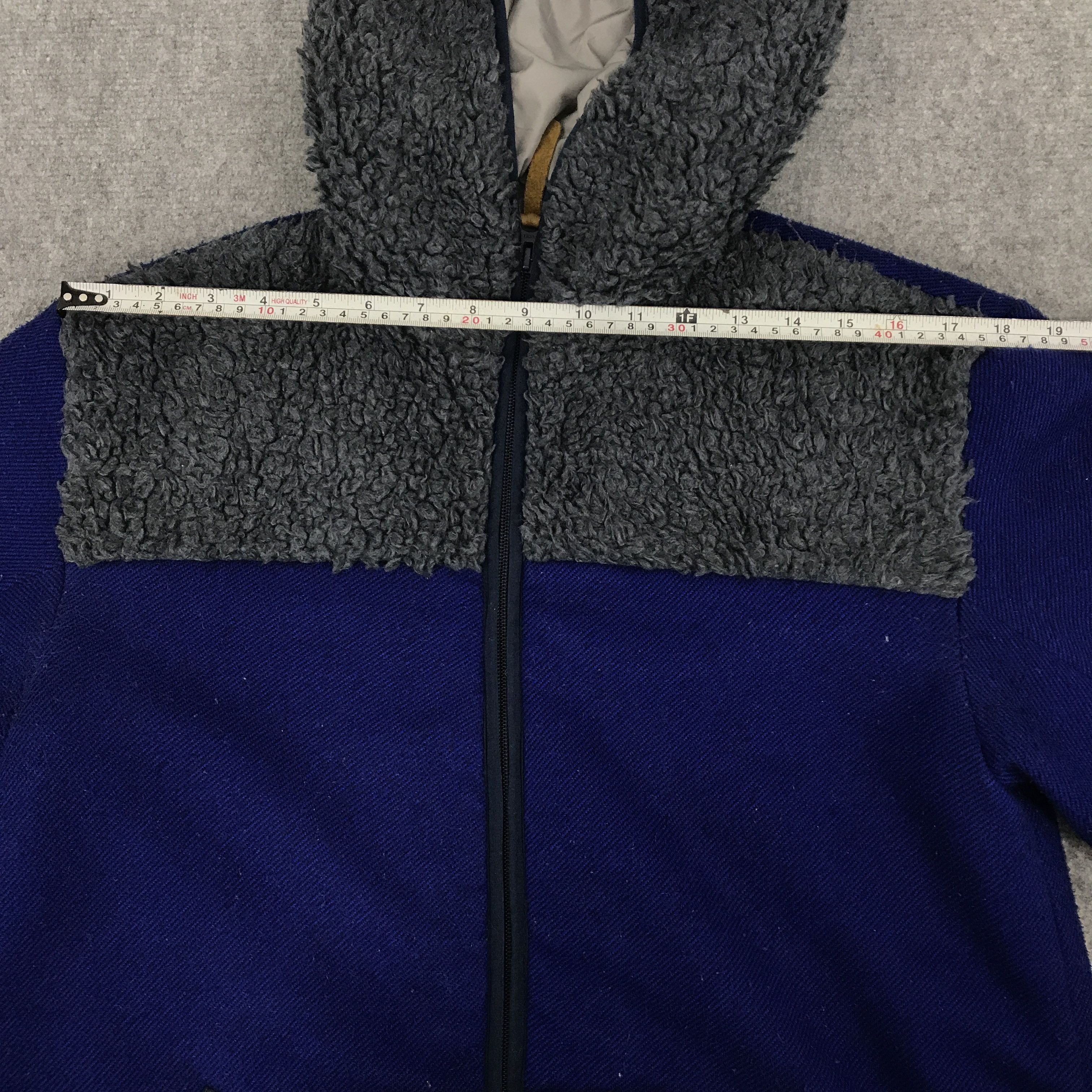Issey Miyake × Japanese Brand × mercibeaucoup MERCIBEAUCOUP ISSEY MIYAKE SHERPA ZIPPER HOODIES JACKET Size US L / EU 52-54 / 3 - 5 Thumbnail