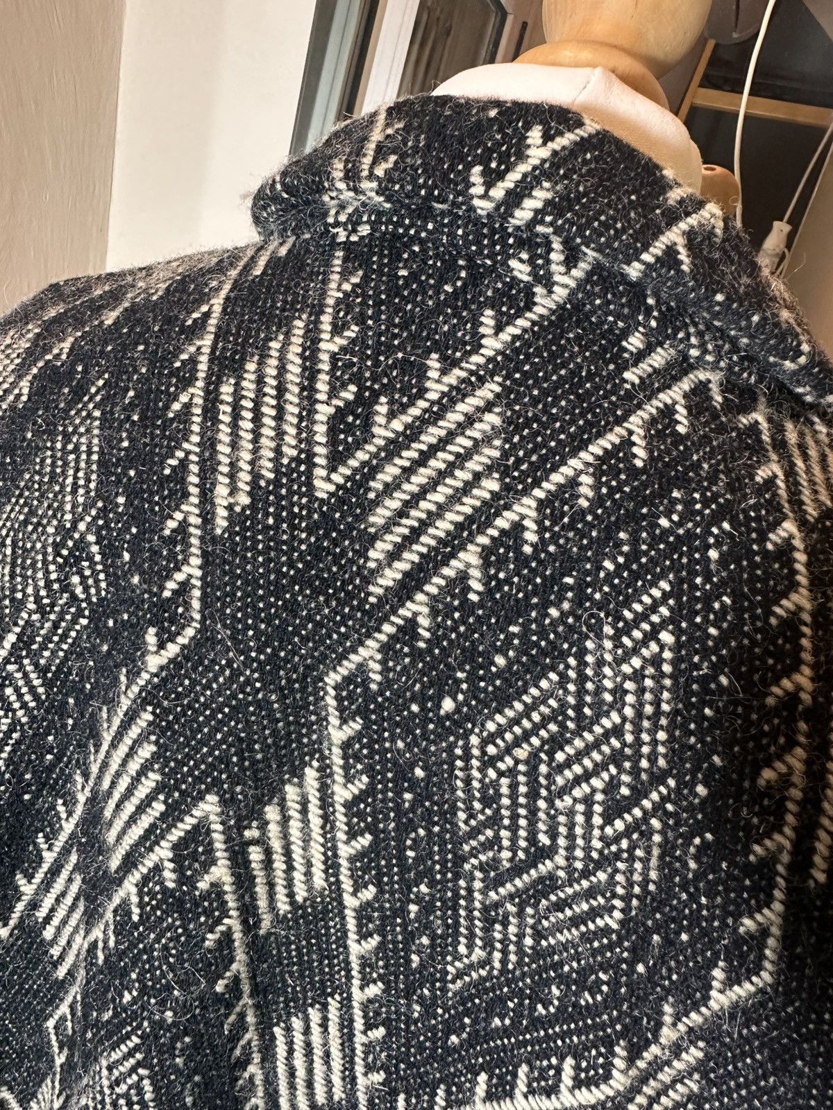 Yohji Yamamoto Magnificent short jacket in jacquard pattern Yohji Yamamoto Size M / US 6-8 / IT 42-44 - 9 Thumbnail