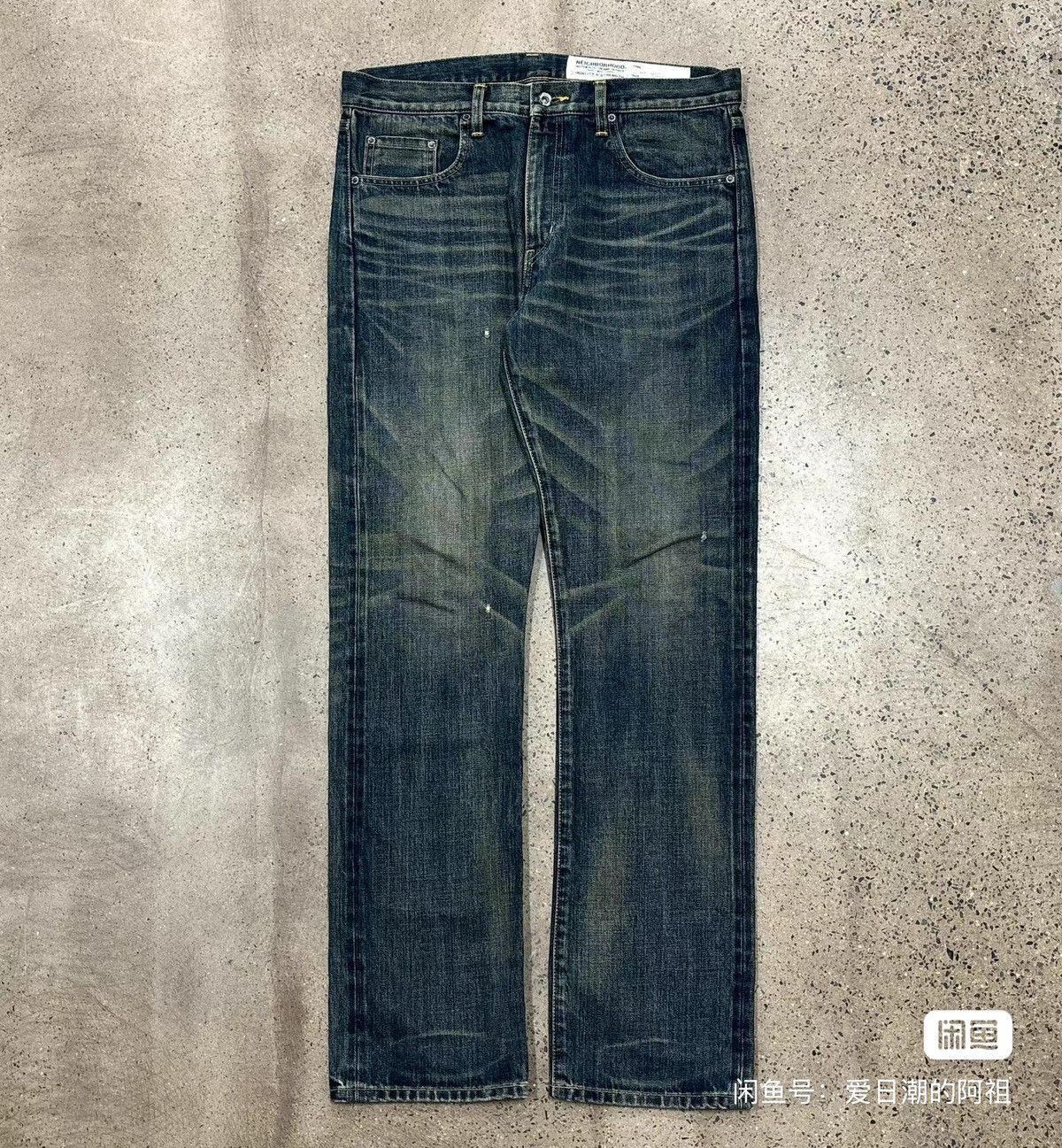 Neighborhood NEIGHBORHOOD Rigid Denim DP MID Pants Indigo L 03 