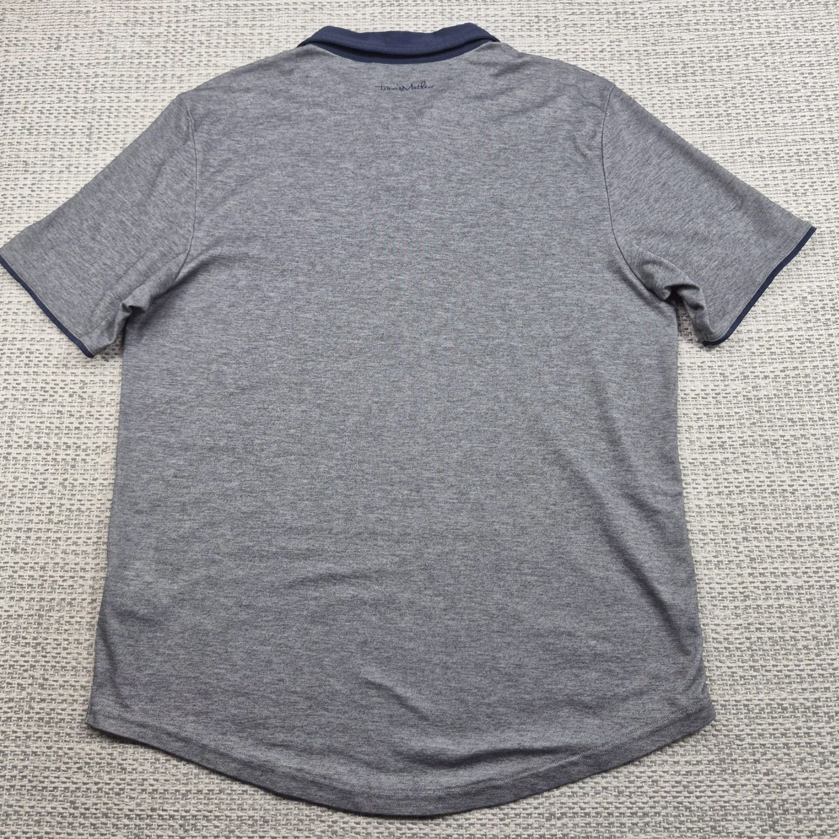 TravisMathew TravisMathew Polo Golf Shirt Mens Large Gray Pima Cotton Blend Casual Knit Shirt Size US L / EU 52-54 / 3 - 7 Thumbnail