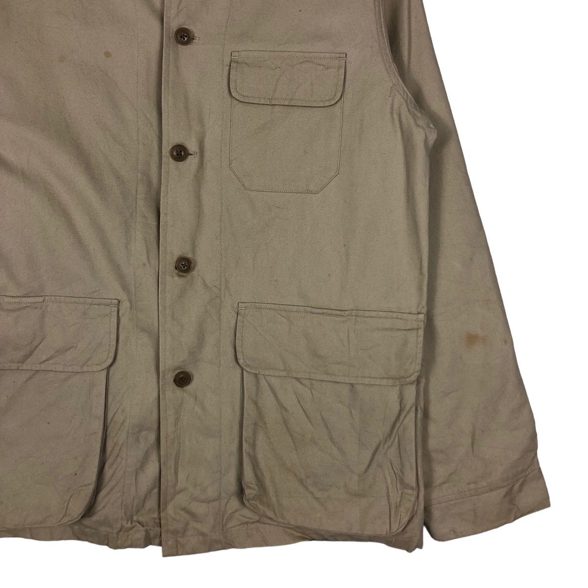 Issey Miyake 🔥Vintage Chore Work Button Jacket Blanket Famock Japan Size US L / EU 52-54 / 3 - 5 Thumbnail